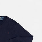 Vintage Polo By Ralph Lauren Blue Knit Jumper (L)