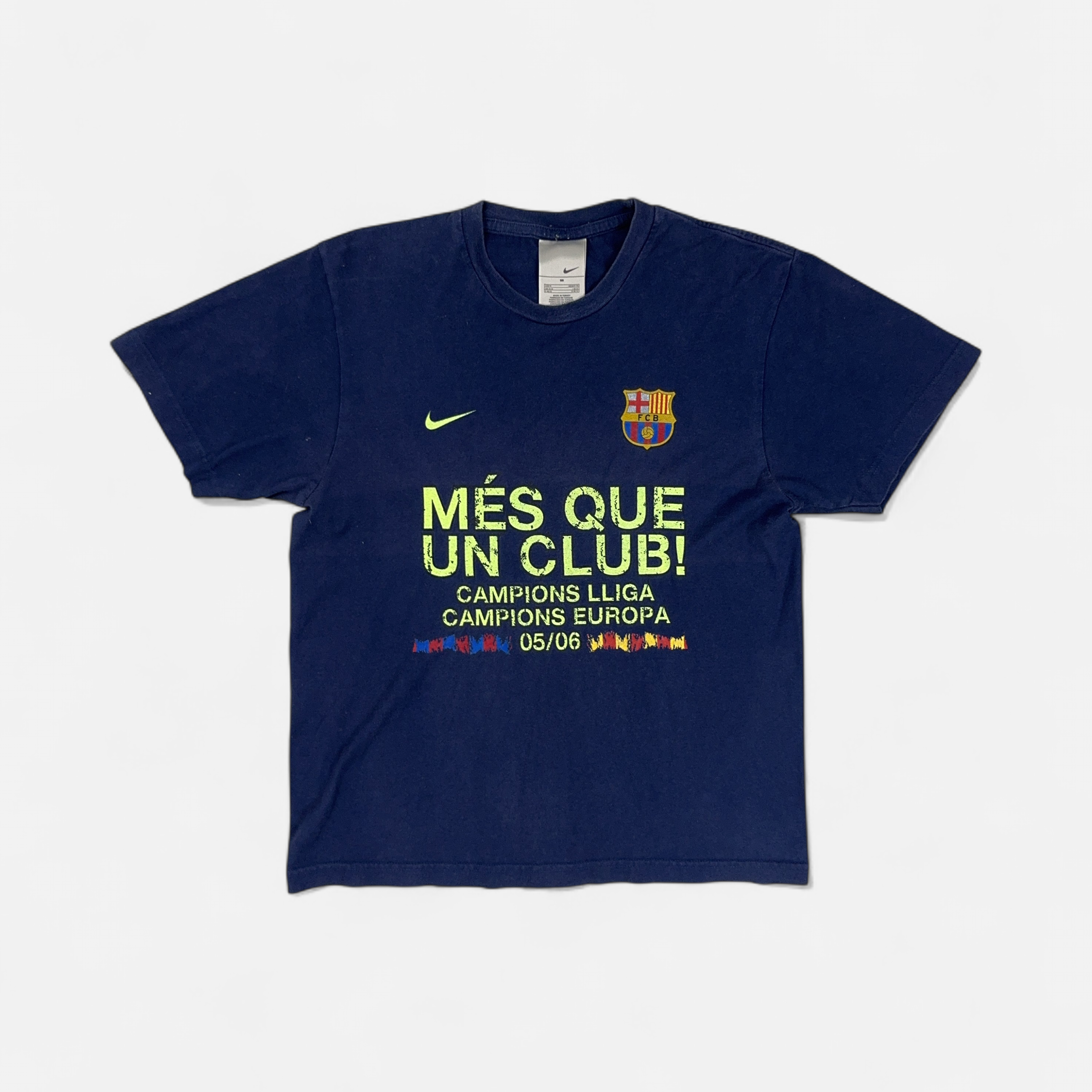 Vintage Nike Navy Barcelona T-shirt (M)