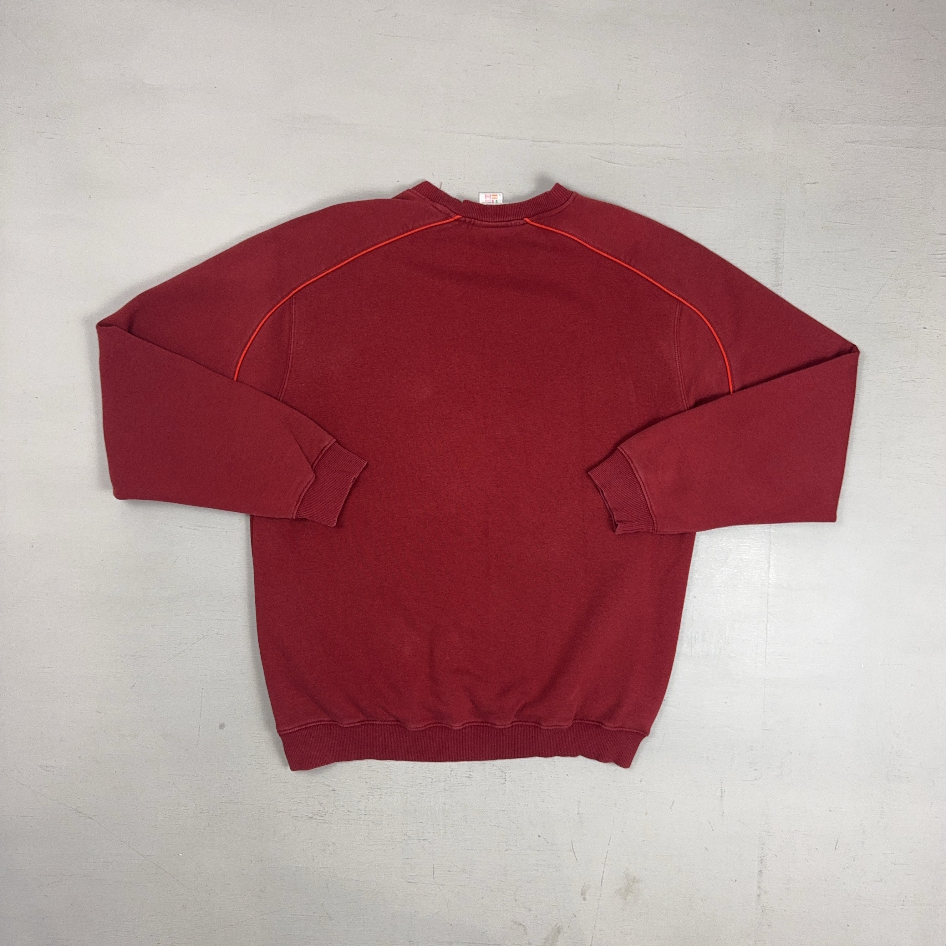 Vintage Adidas Red Sweatshirt (L)