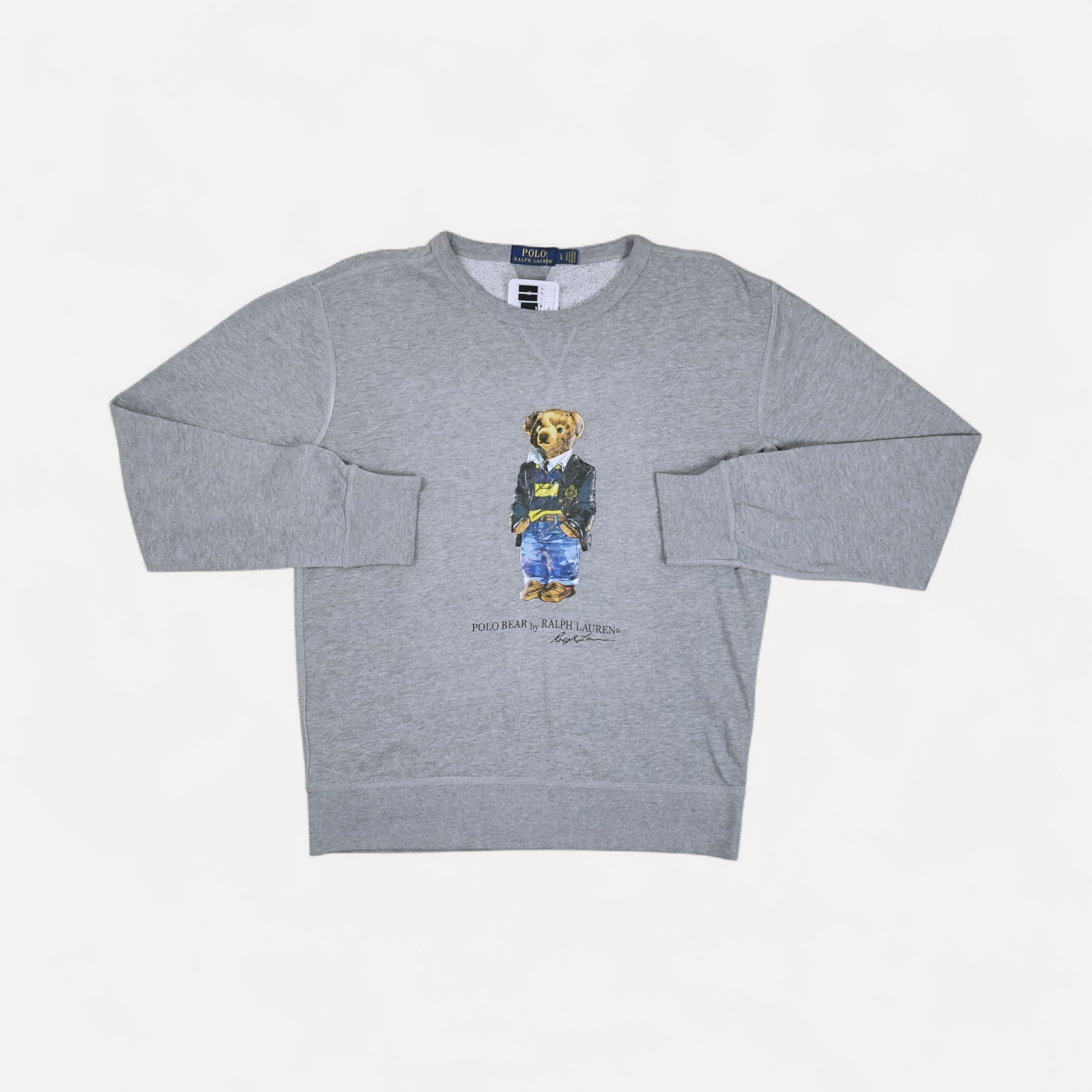 Vintage Polo Ralph Lauren Grey Sweatshirt (L)