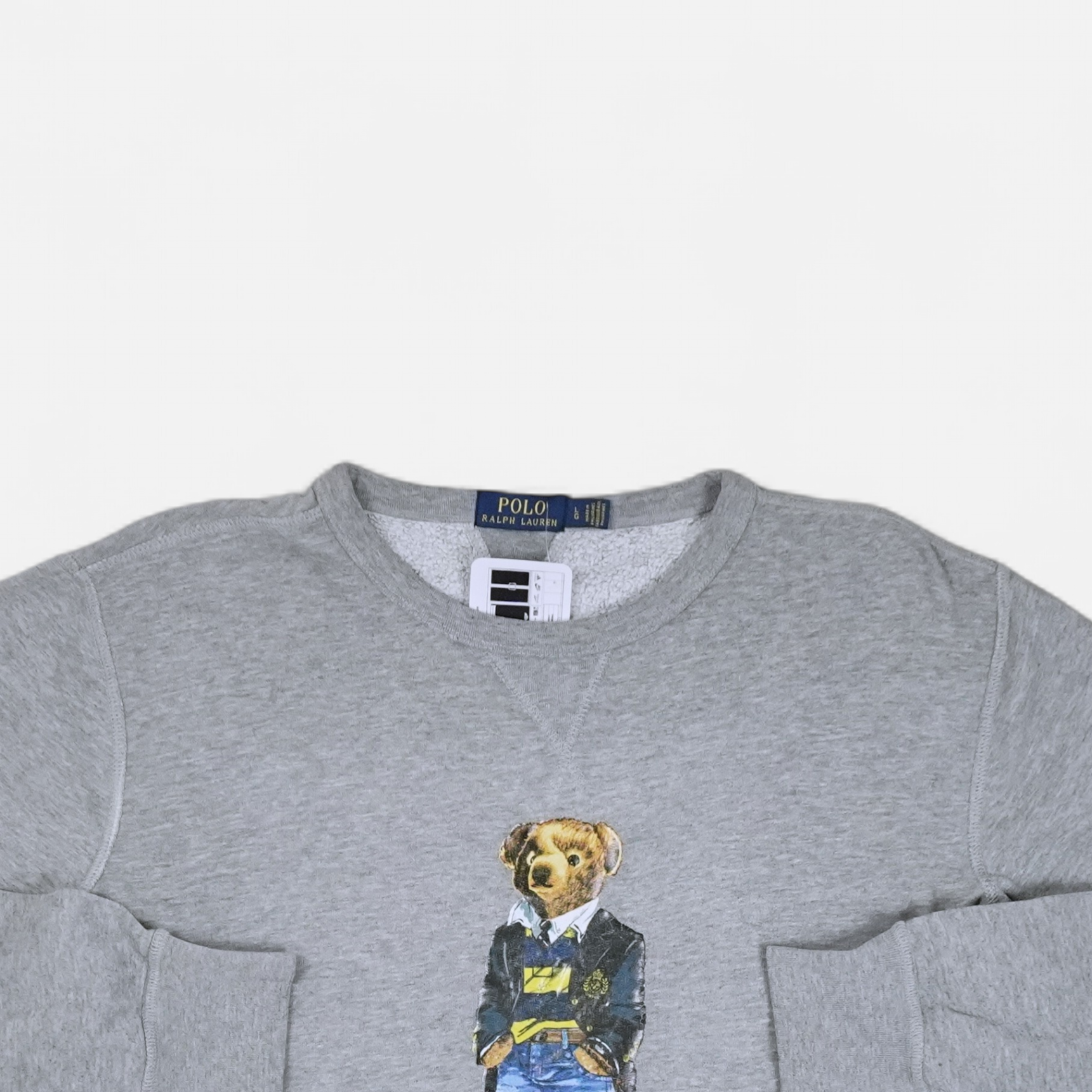 Vintage Polo Ralph Lauren Grey Sweatshirt (L)