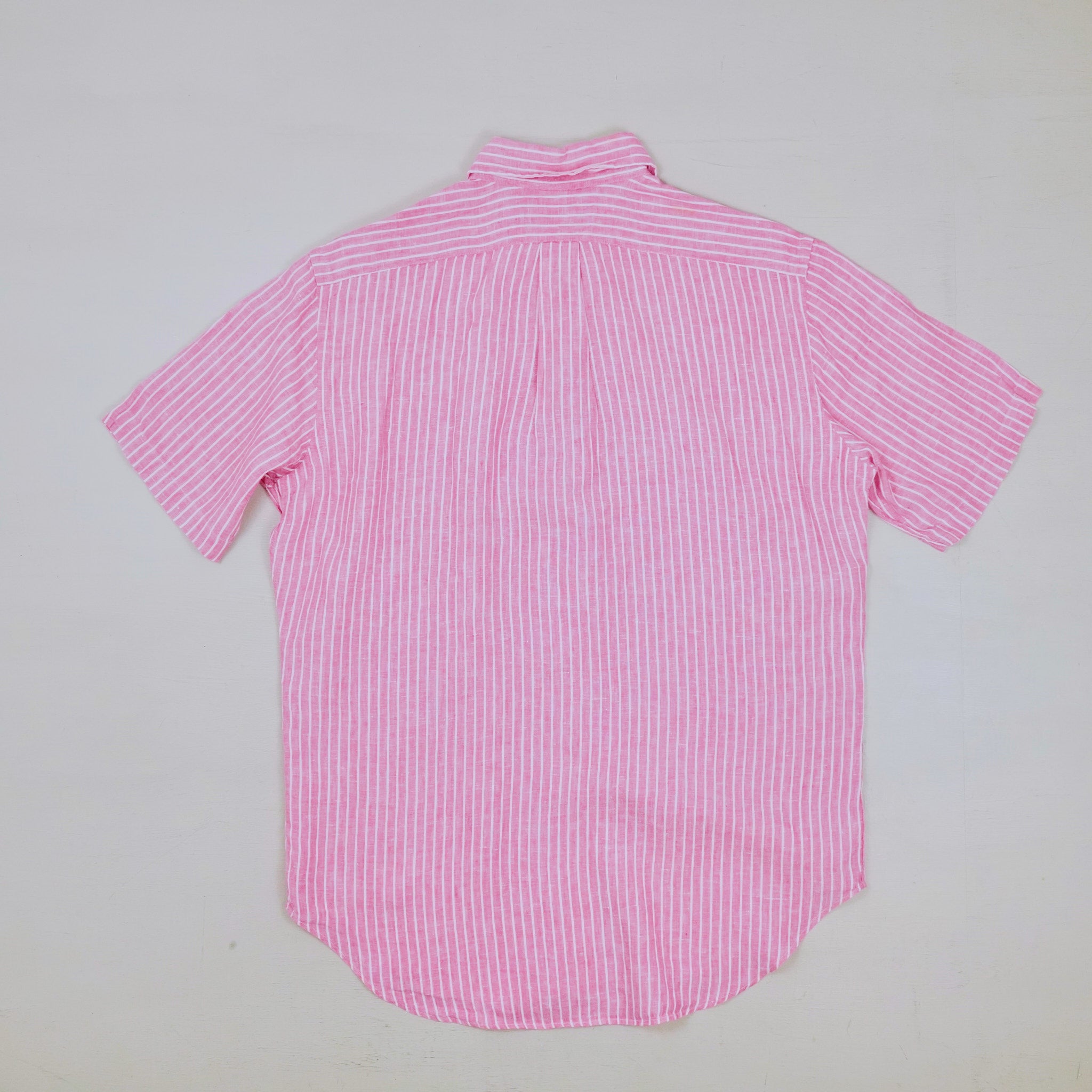 Vintage Ralph Lauren Pink Short Sleeve Shirt (M)