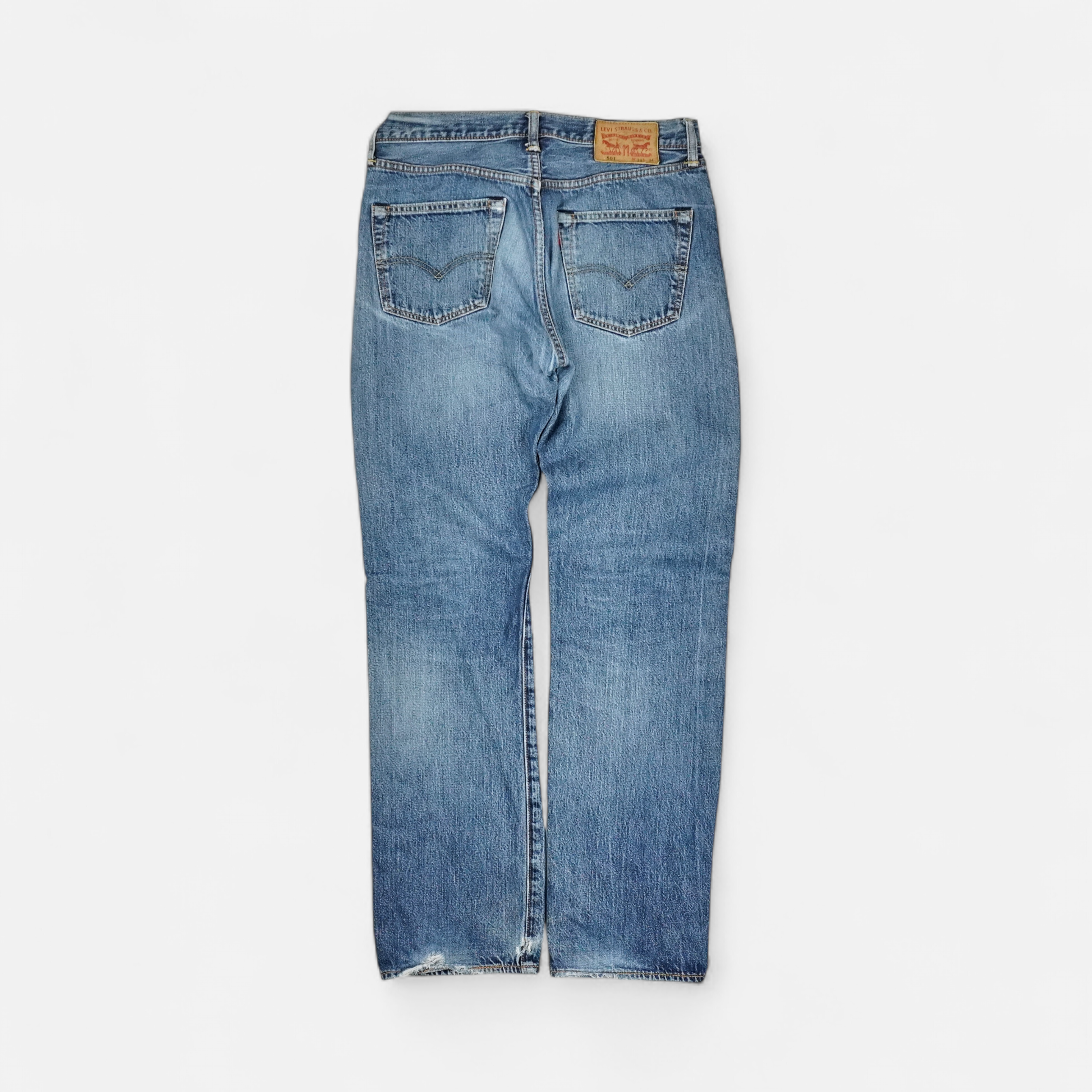 Vintage Levi's Blue Jeans (W33 L34)