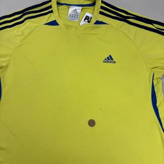 Vintage Adidas Yellow T-shirt (L)