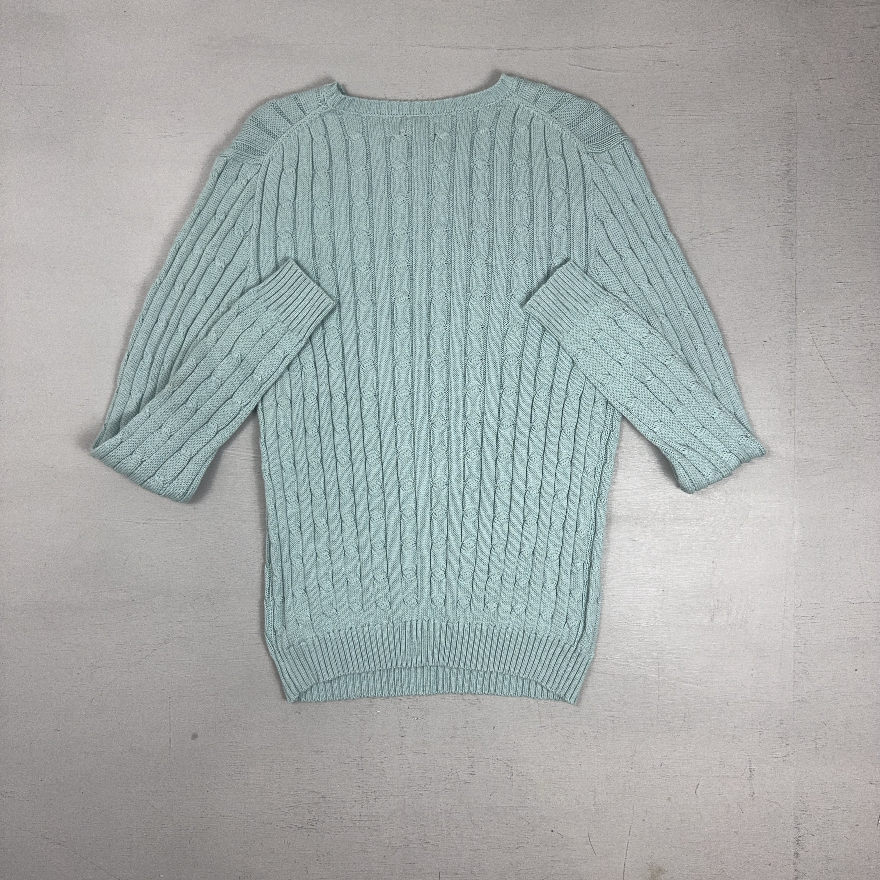 Vintage Polo Ralph Lauren Blue Knit Jumper