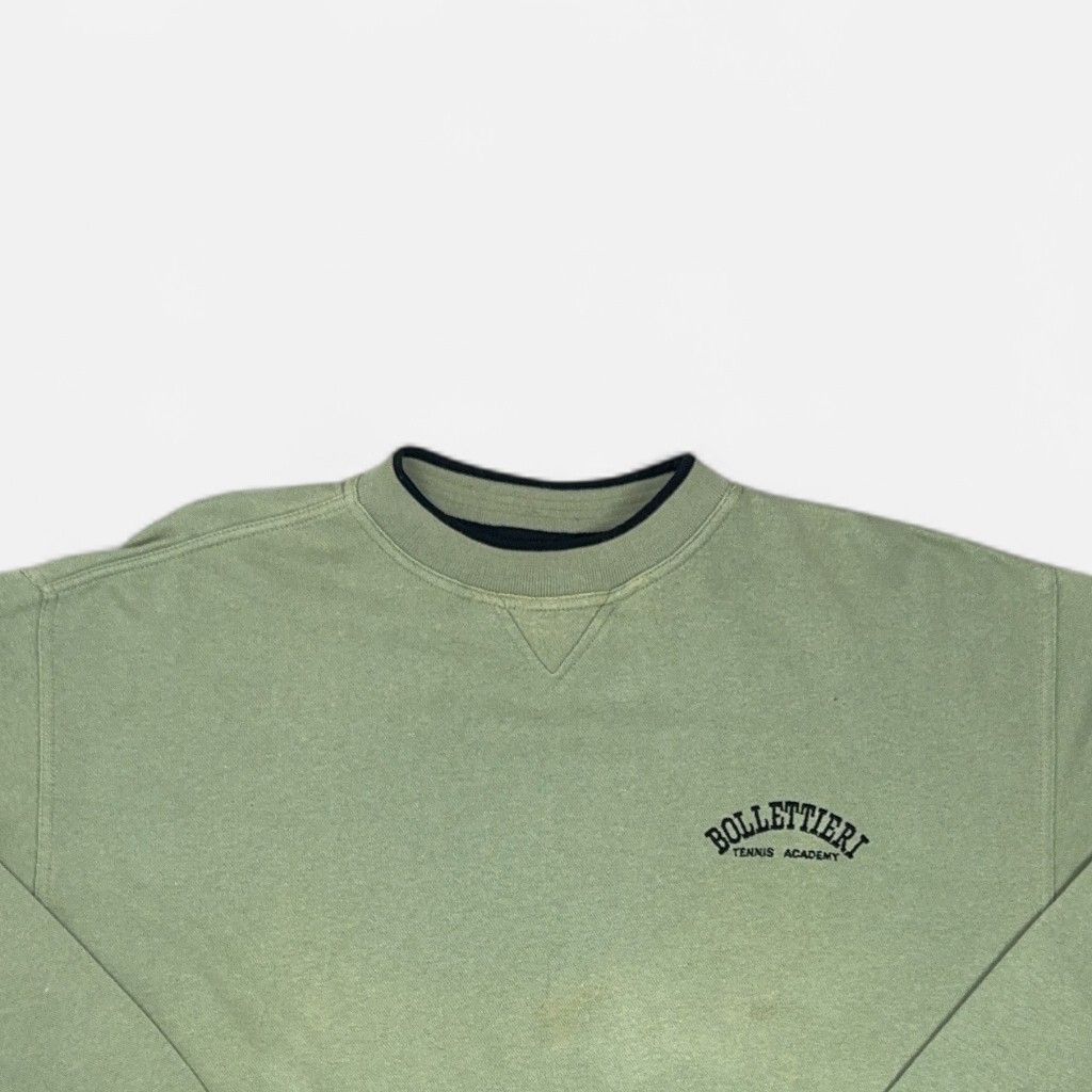 Vintage Adidas Green Sweatshirt (L)