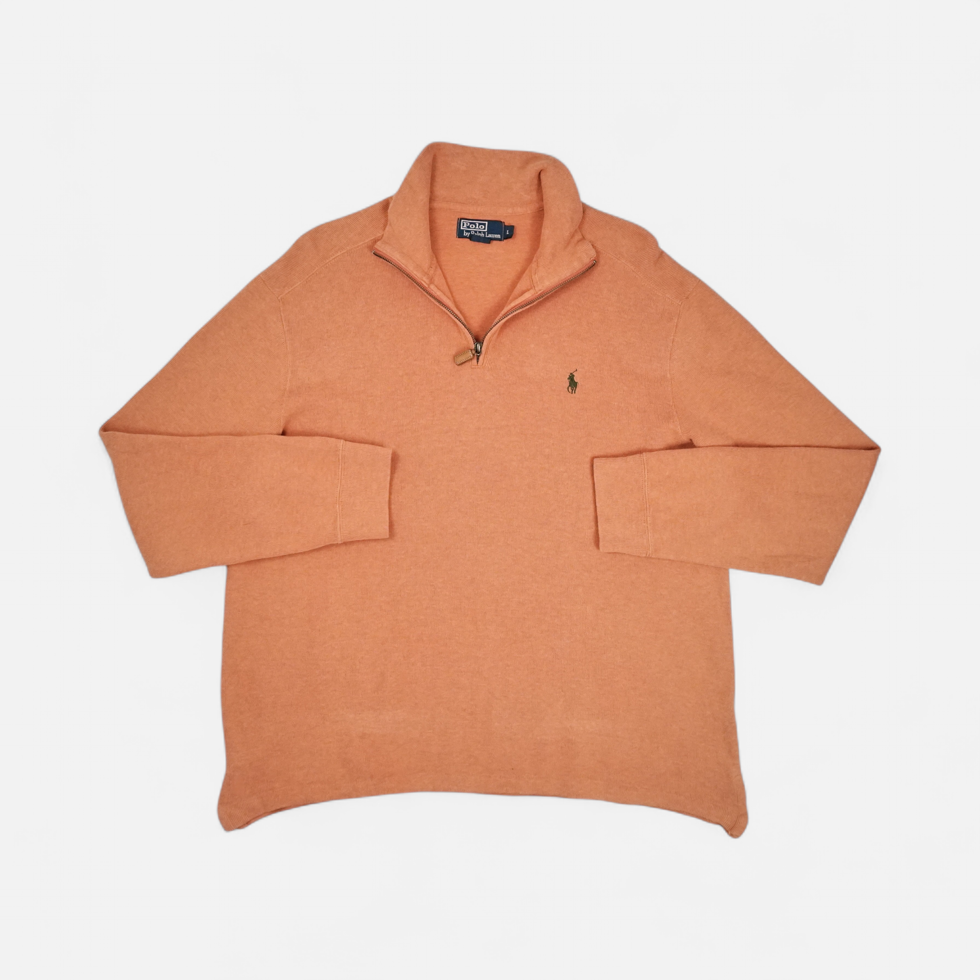 Vintage Polo By Ralph Lauren Orange 1/4 Zip (L)
