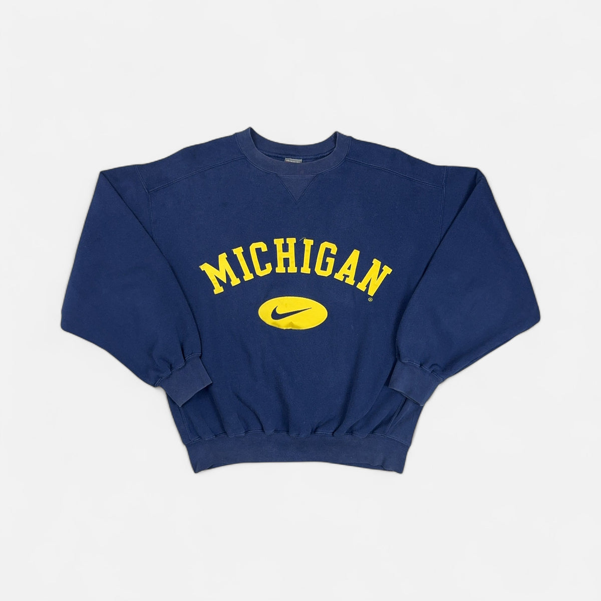 Vintage Nike Blue Michigan Sweatshirt (M)