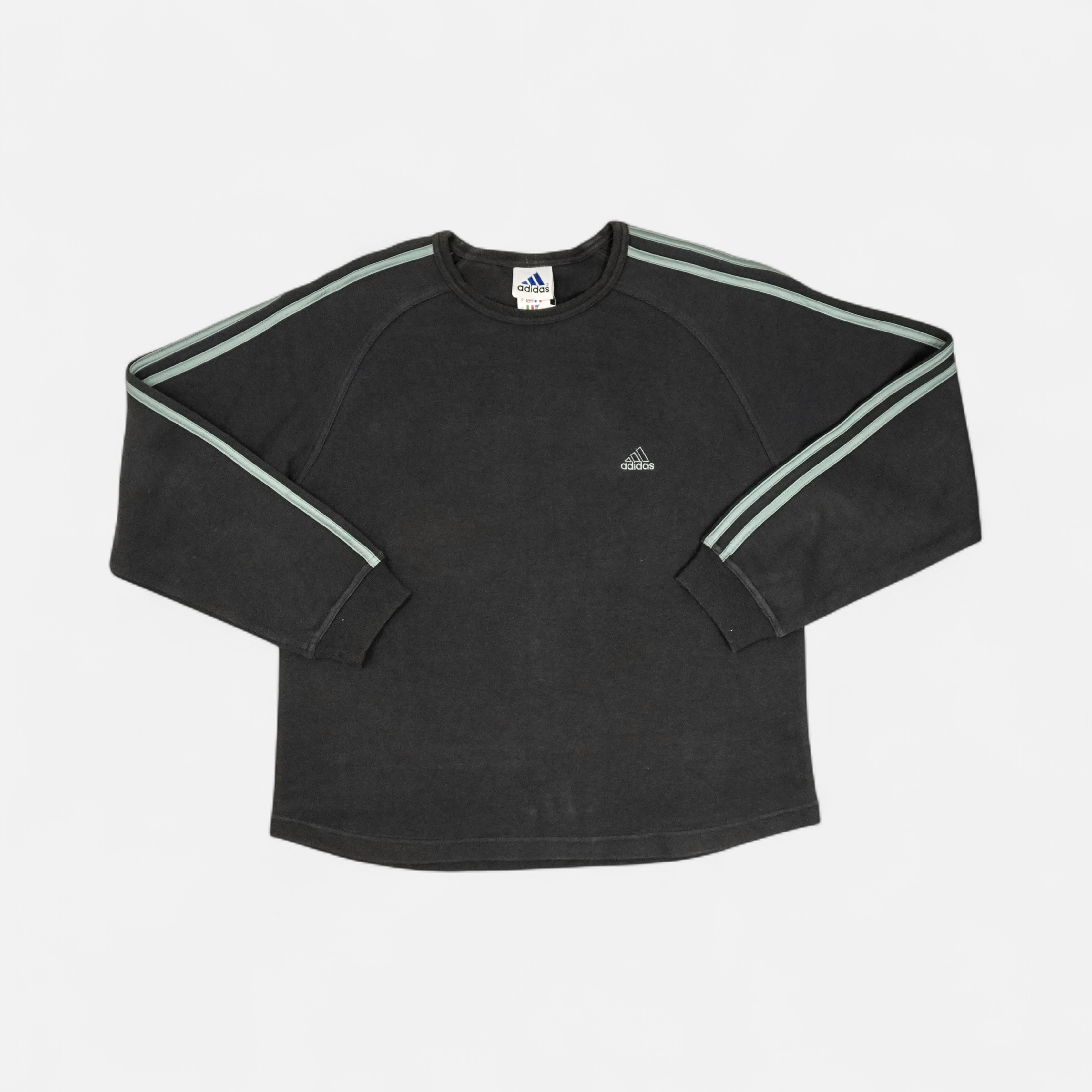 Vintage Adidas Black Sweatshirt (M)