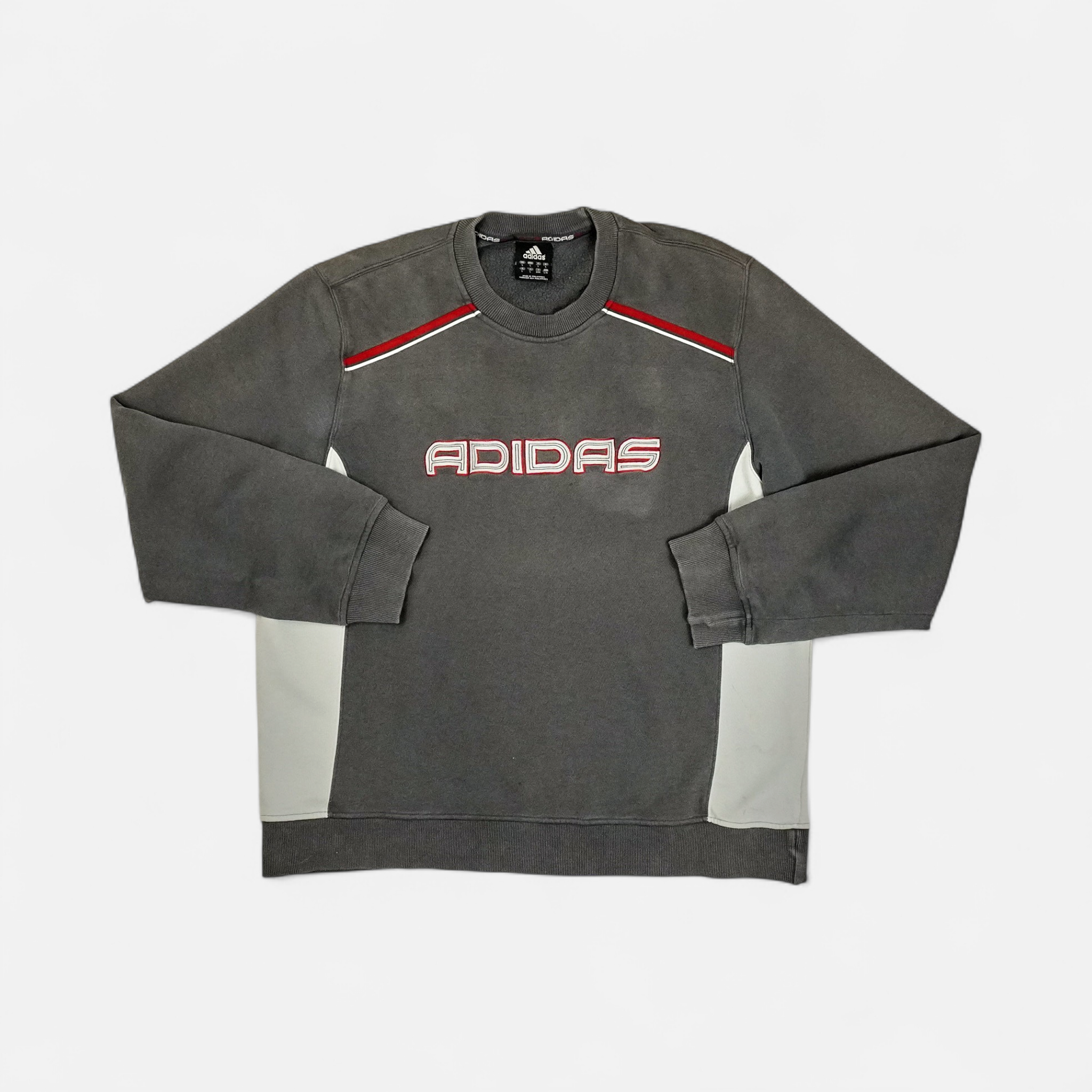 Vintage Adidas Grey Sweatshirt (L)