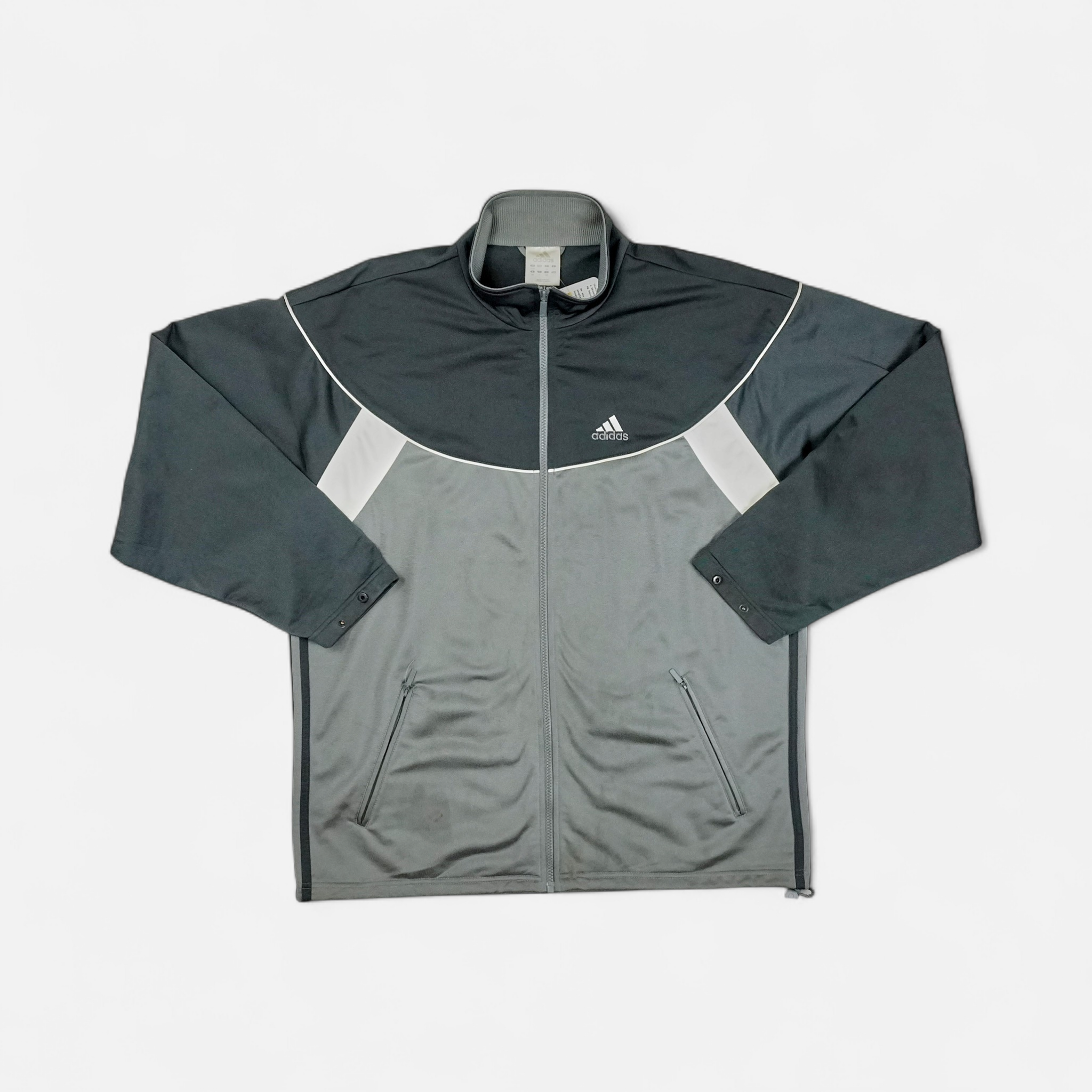 Vintage Adidas Grey Trackjacket (L)