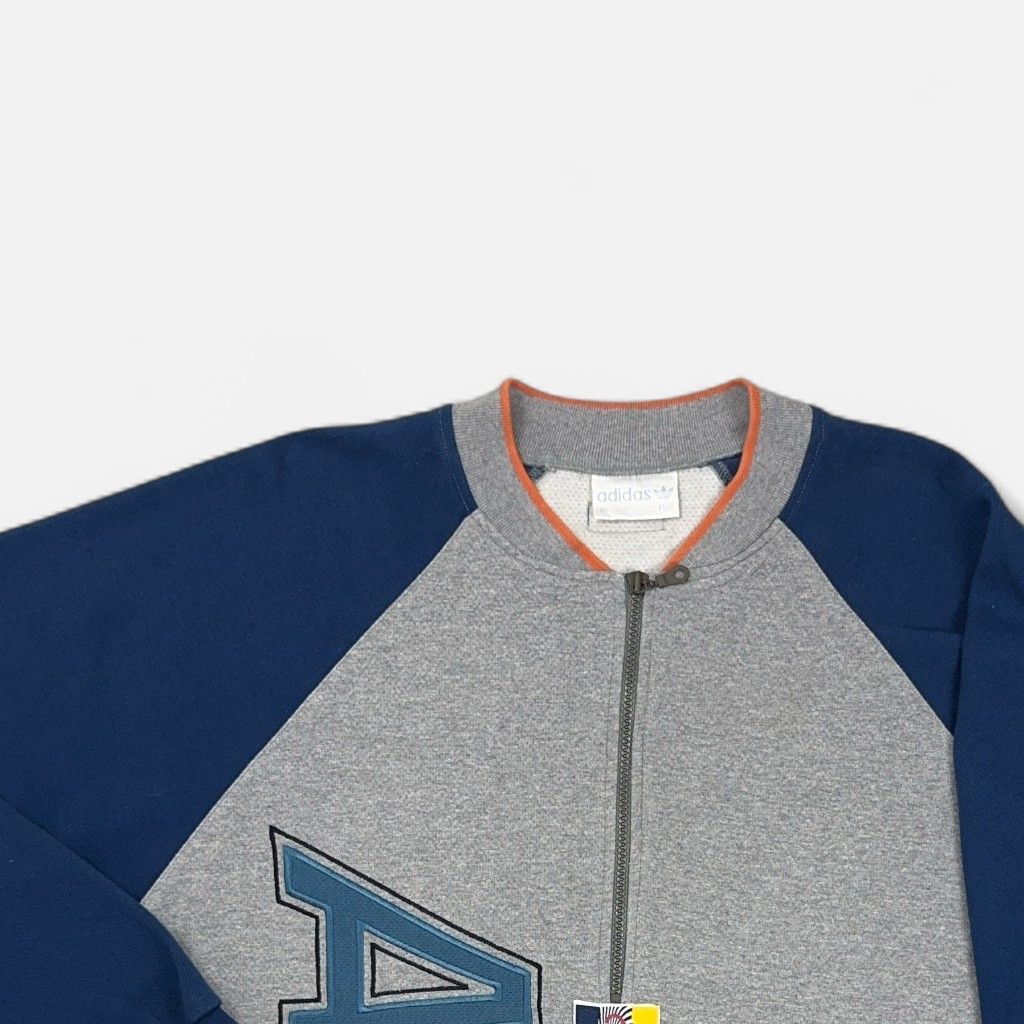 Vintage Adidas Grey 1/4 Zip (L)