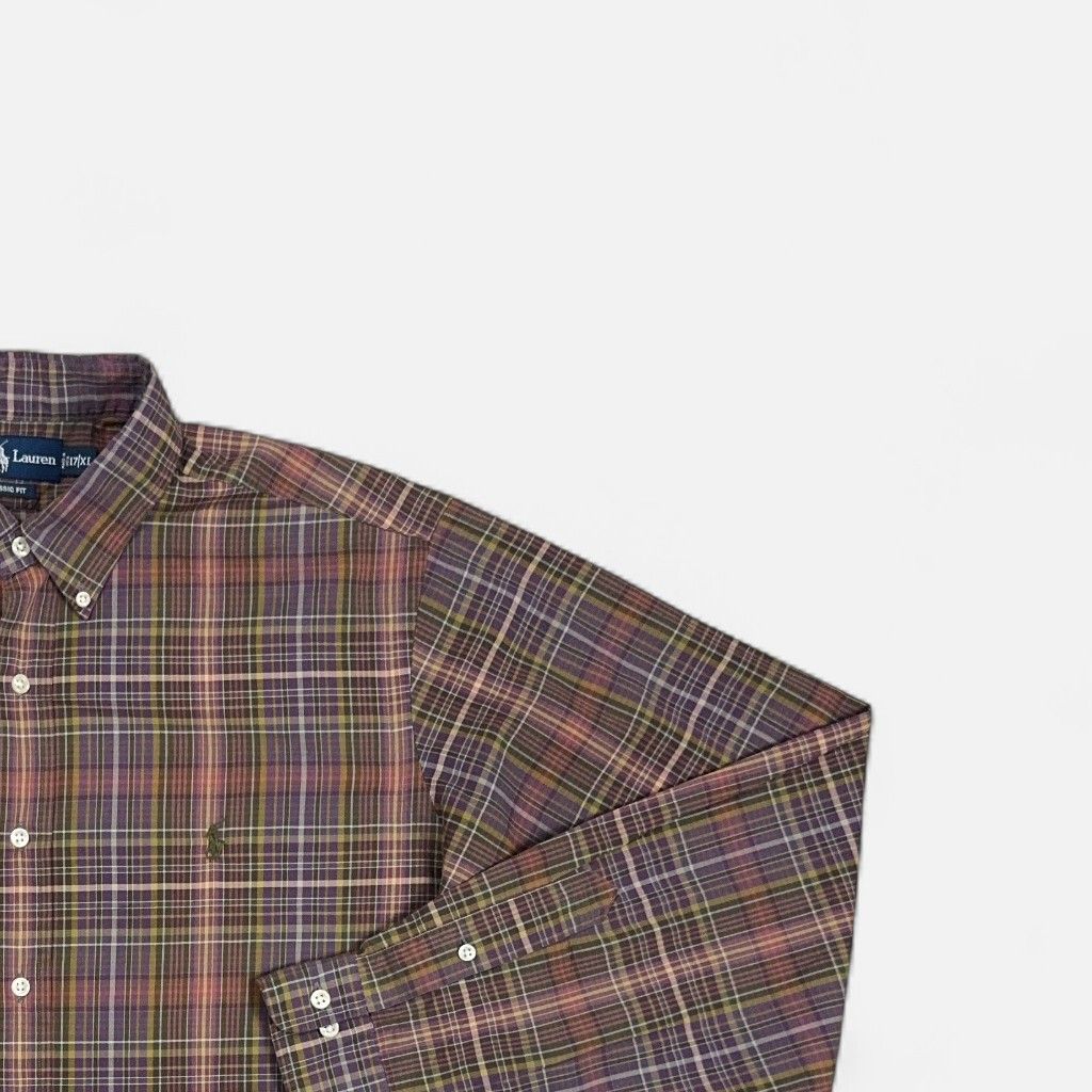 Vintage Ralph Lauren Multicoloured Shirt (XL)