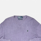 Vintage Polo Ralph Lauren Purple Knit Jumper (L)