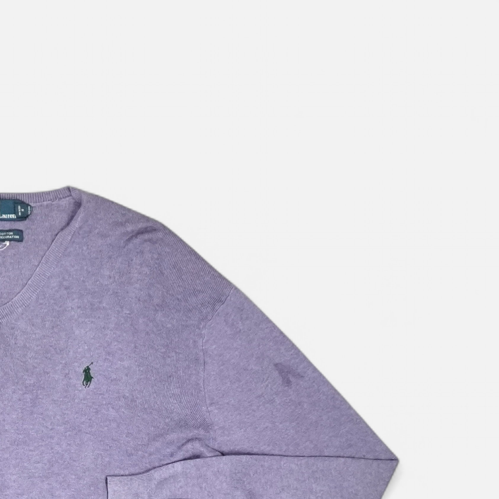 Vintage Polo Ralph Lauren Purple Knit Jumper (L)