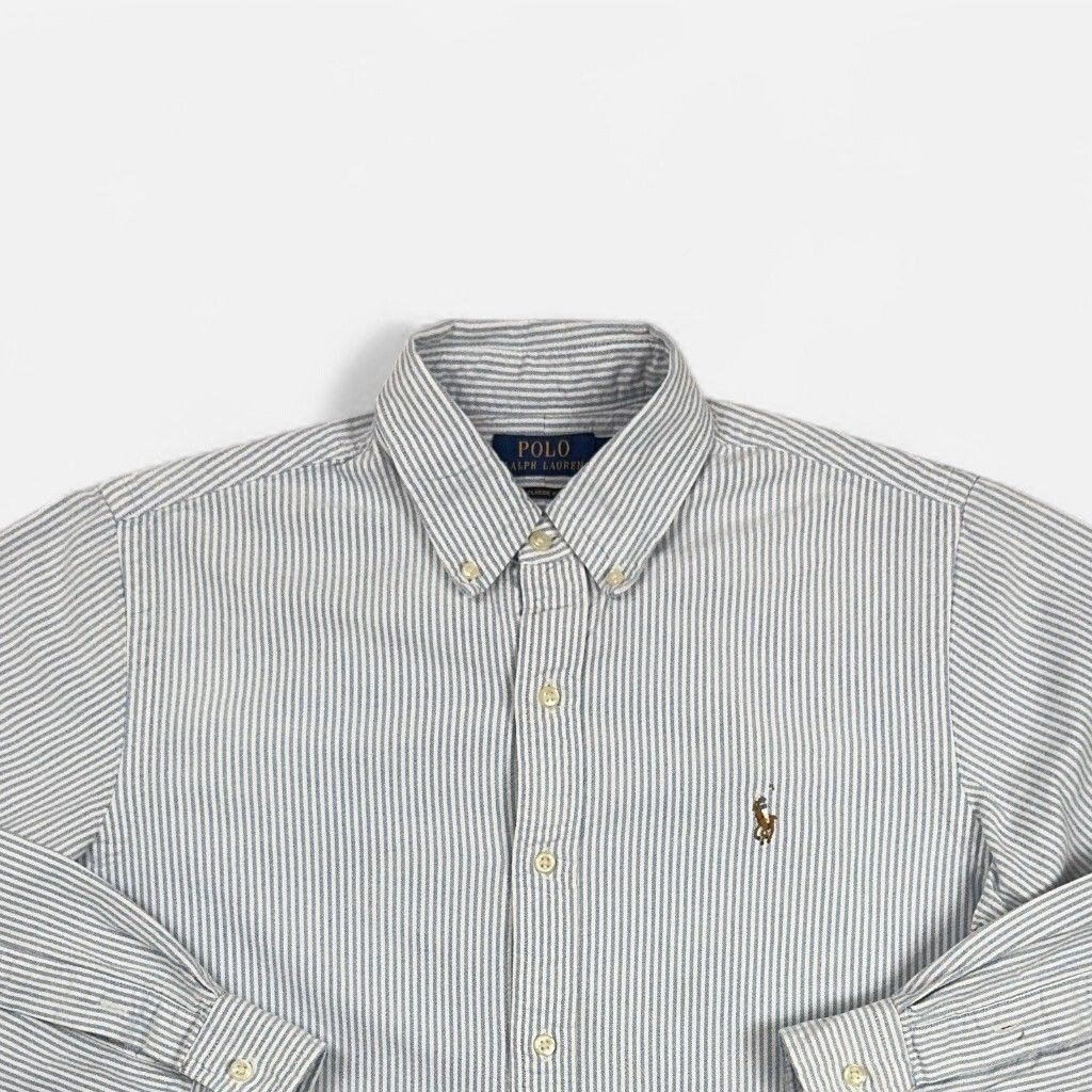 Vintage Polo Ralph Lauren Blue Shirt (M)