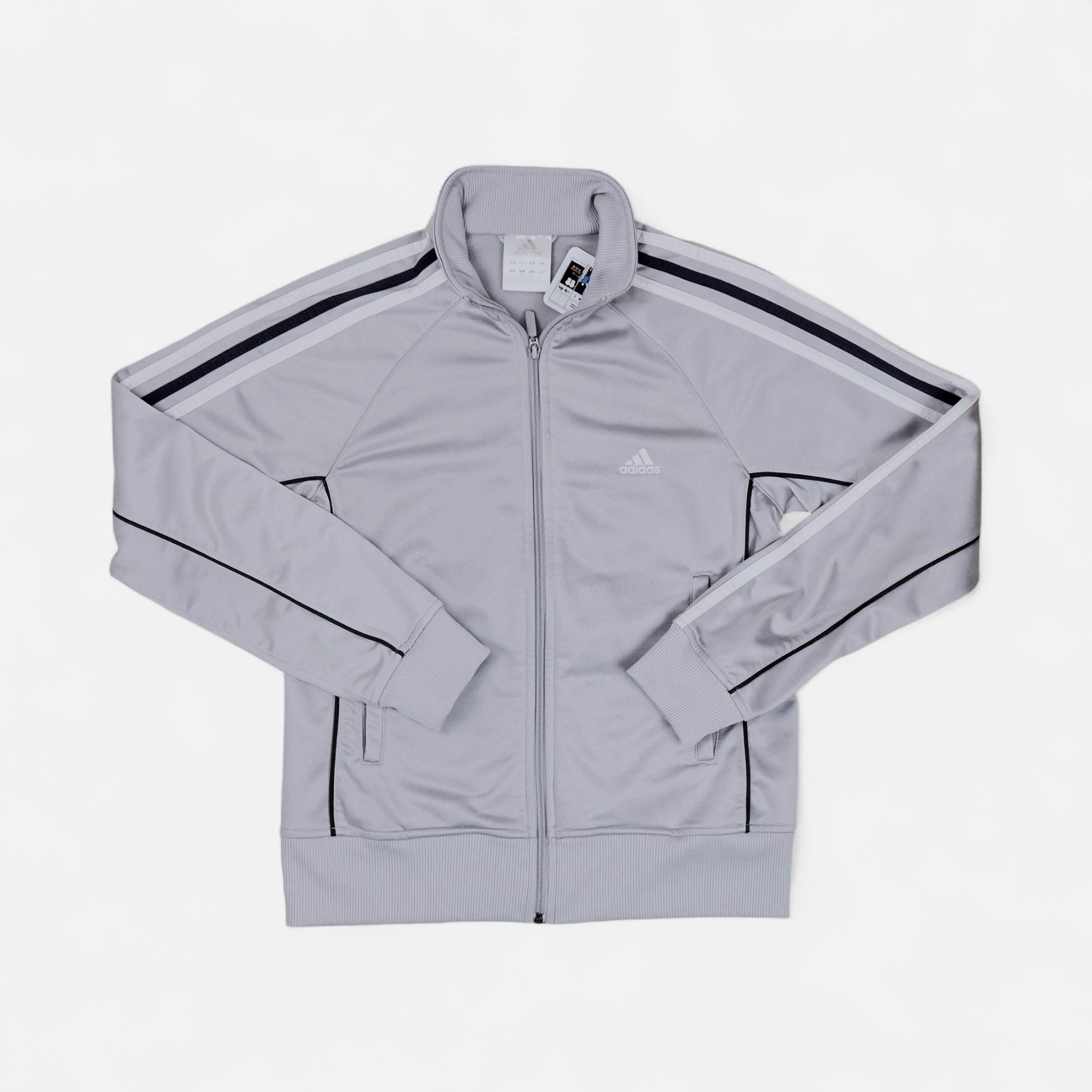 Vintage Adidas Grey Trackjacket (S Womens)