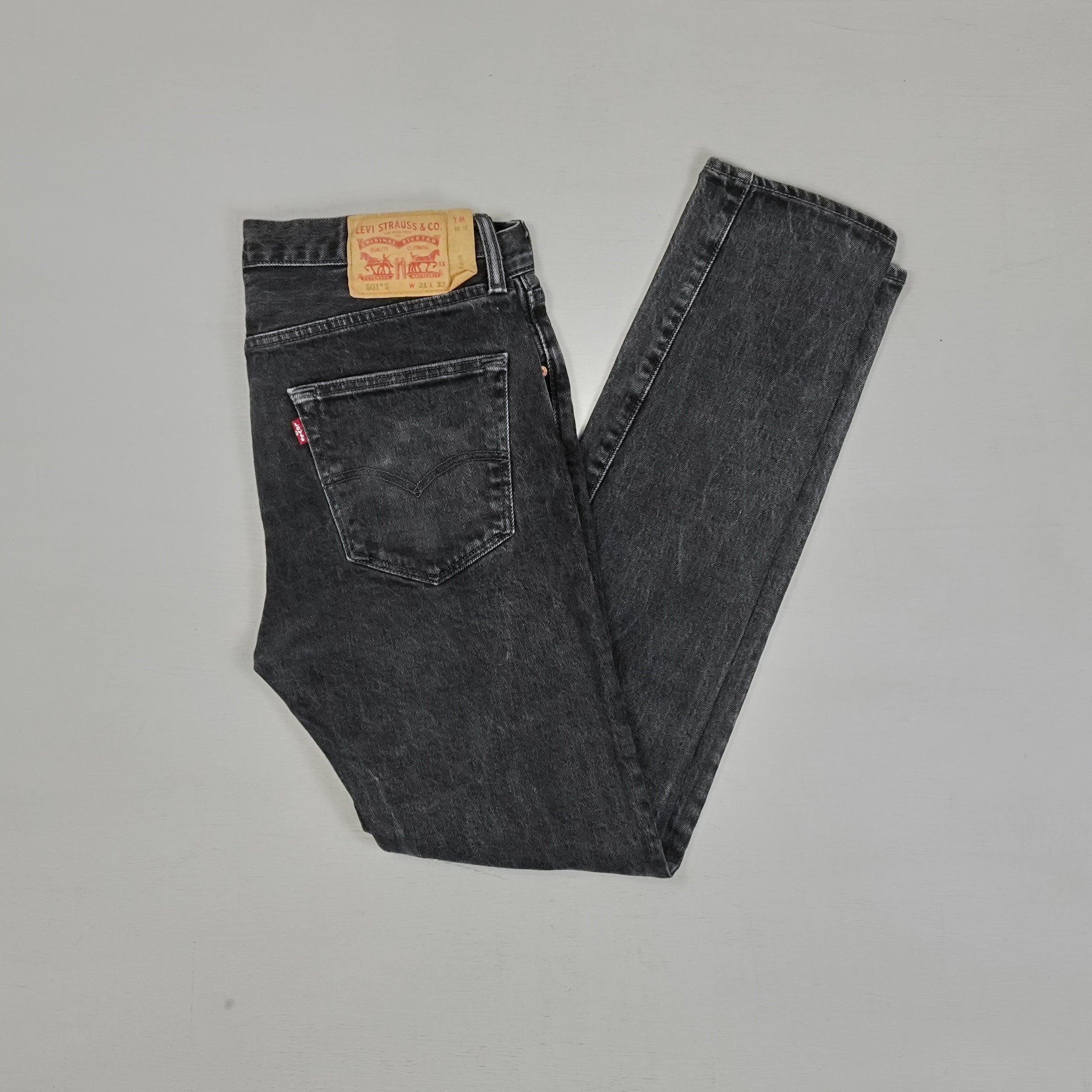 Vintage Levi Strauss & Co. Black Jeans (W31 L32)