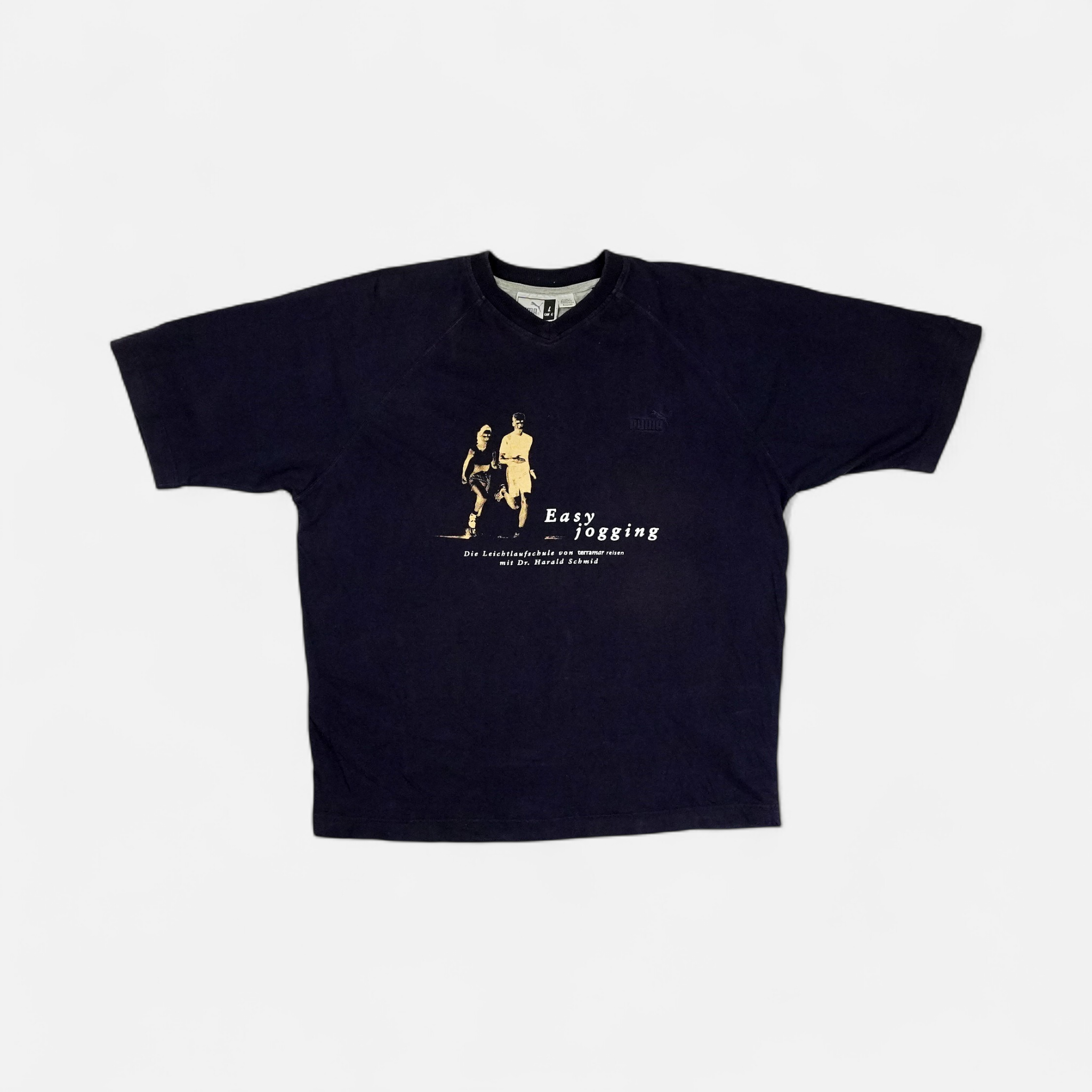 Vintage Puma Blue T-shirt (L)