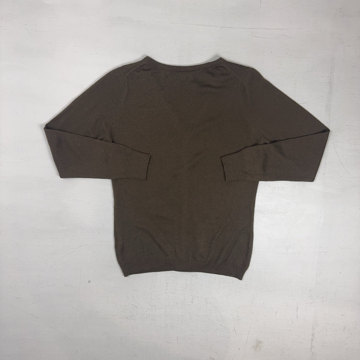 Vintage Lacoste Brown Knit Jumper