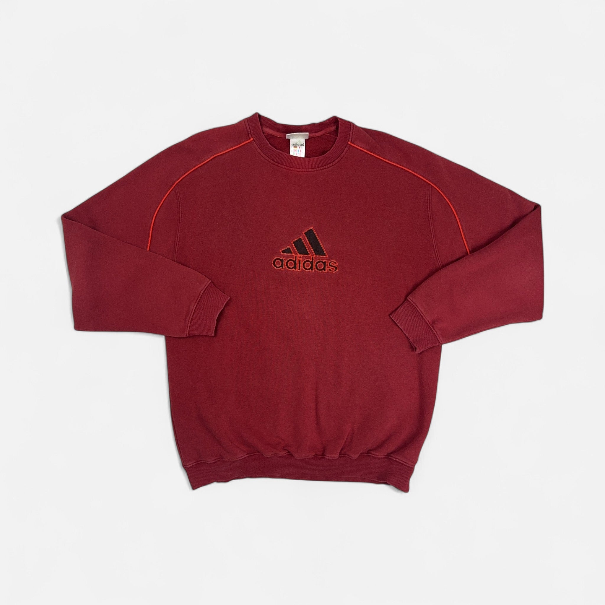 Vintage Adidas Red Sweatshirt (L)