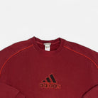 Vintage Adidas Red Sweatshirt (L)
