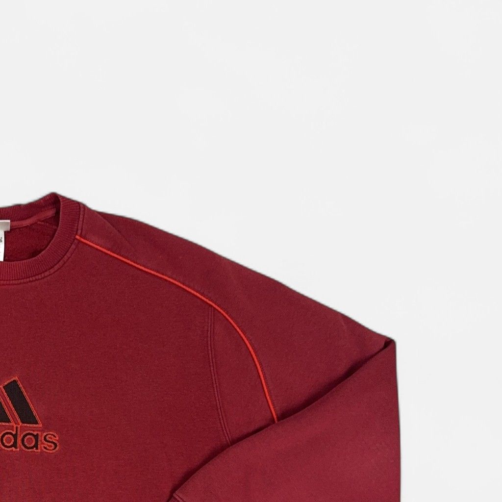 Vintage Adidas Red Sweatshirt (L)