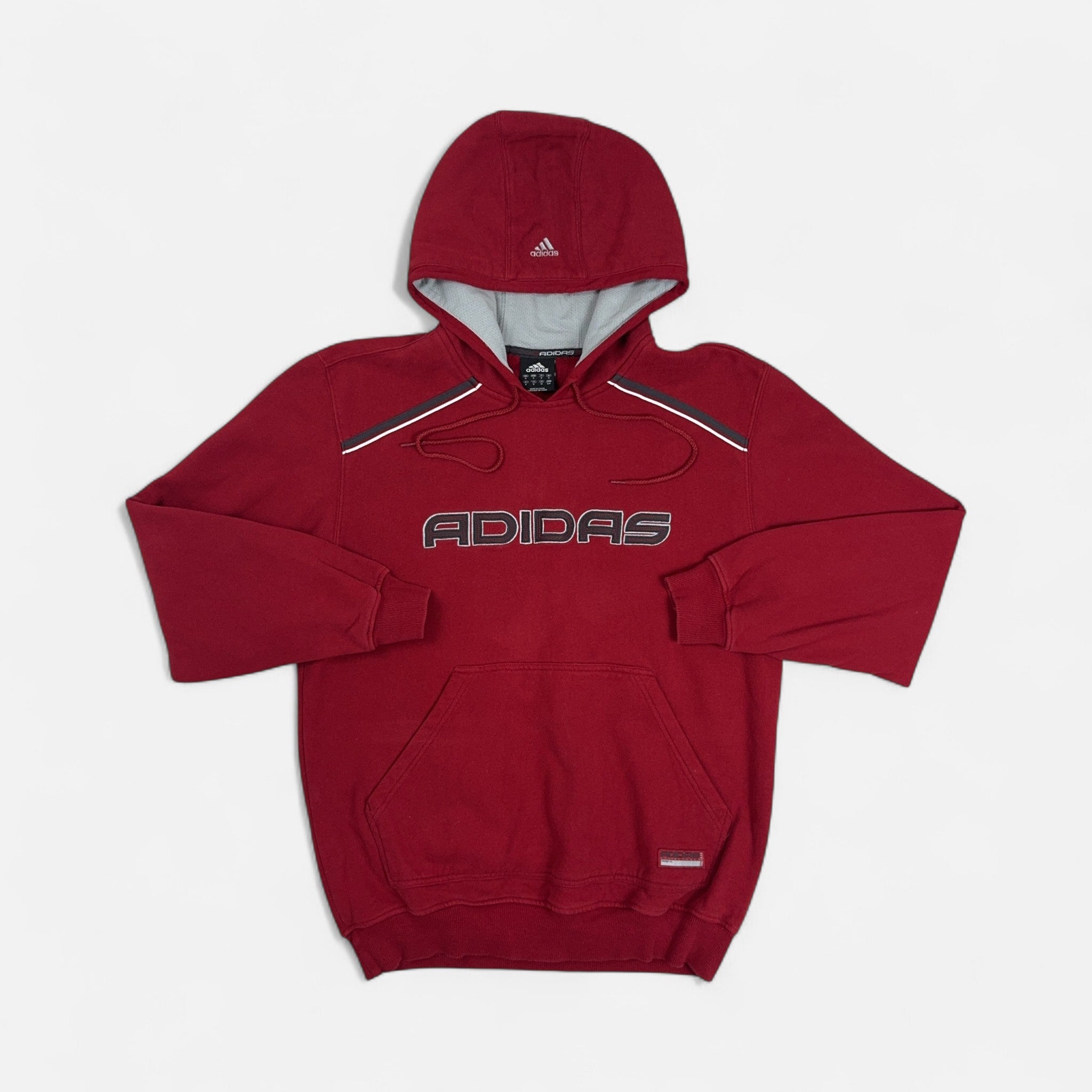 Vintage Adidas Red Hoodie (S)