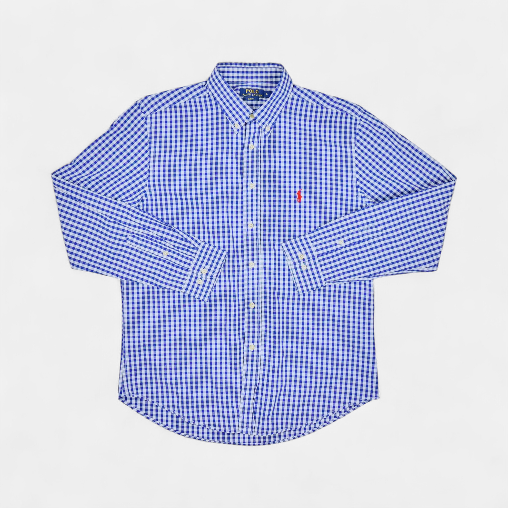 Vintage Polo Ralph Lauren Blue Shirt (L)
