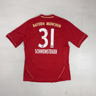 Fc Bayern München Bastian Schweinsteiger 2011/13 Adidas Home Jersey (L)