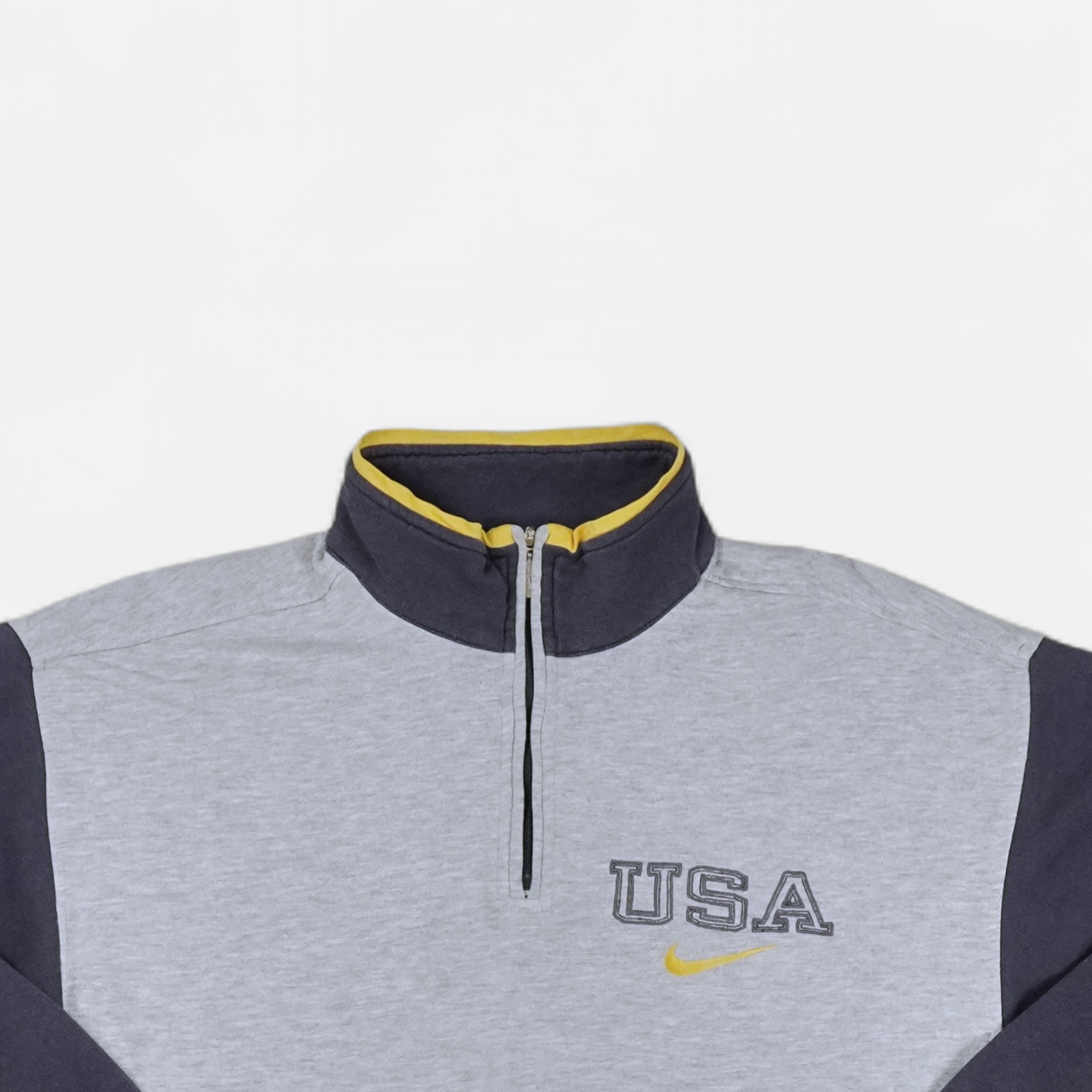 Vintage Nike Grey USA 1/4 Zip (L)