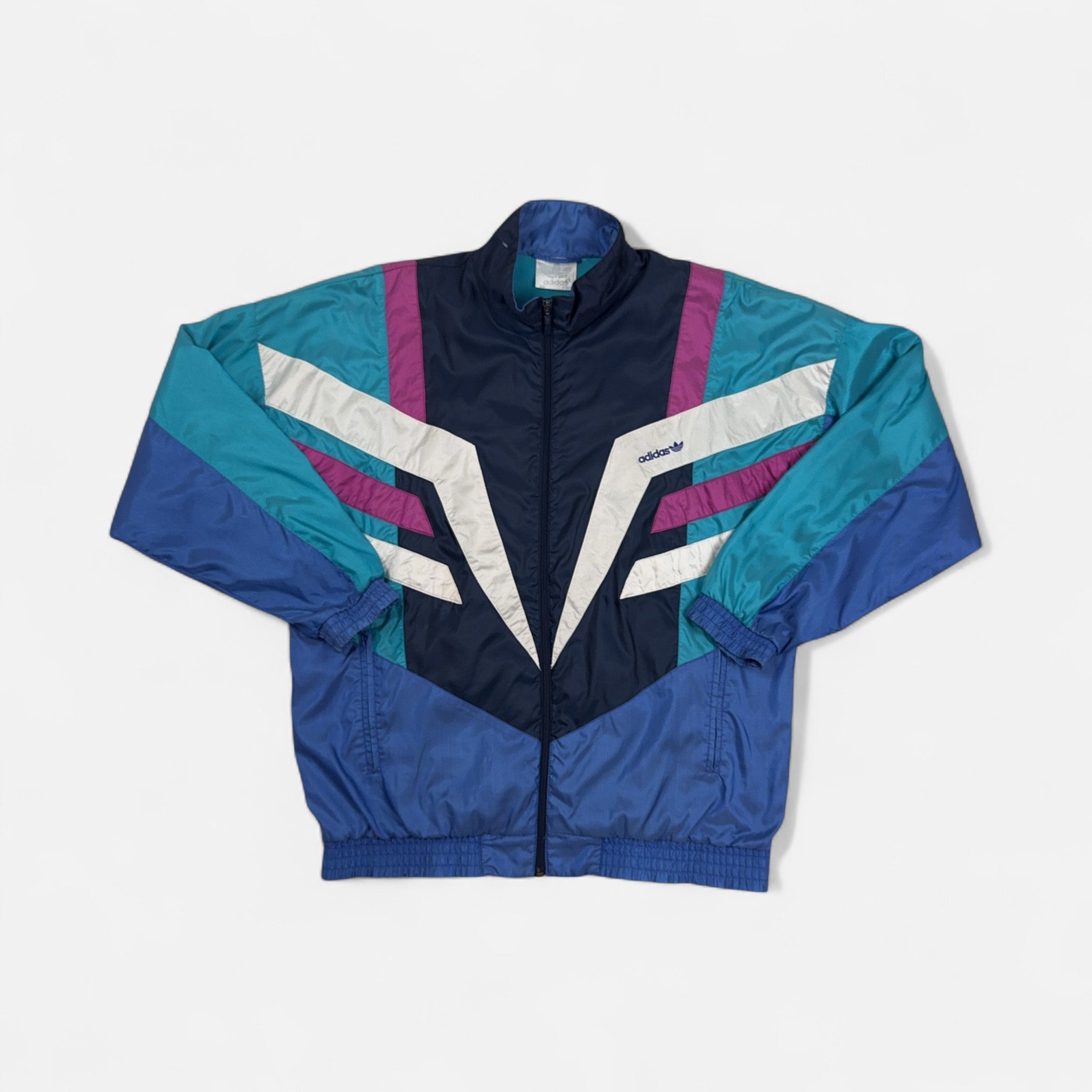 Vintage Adidas Multicoloured Trackjacket (L )