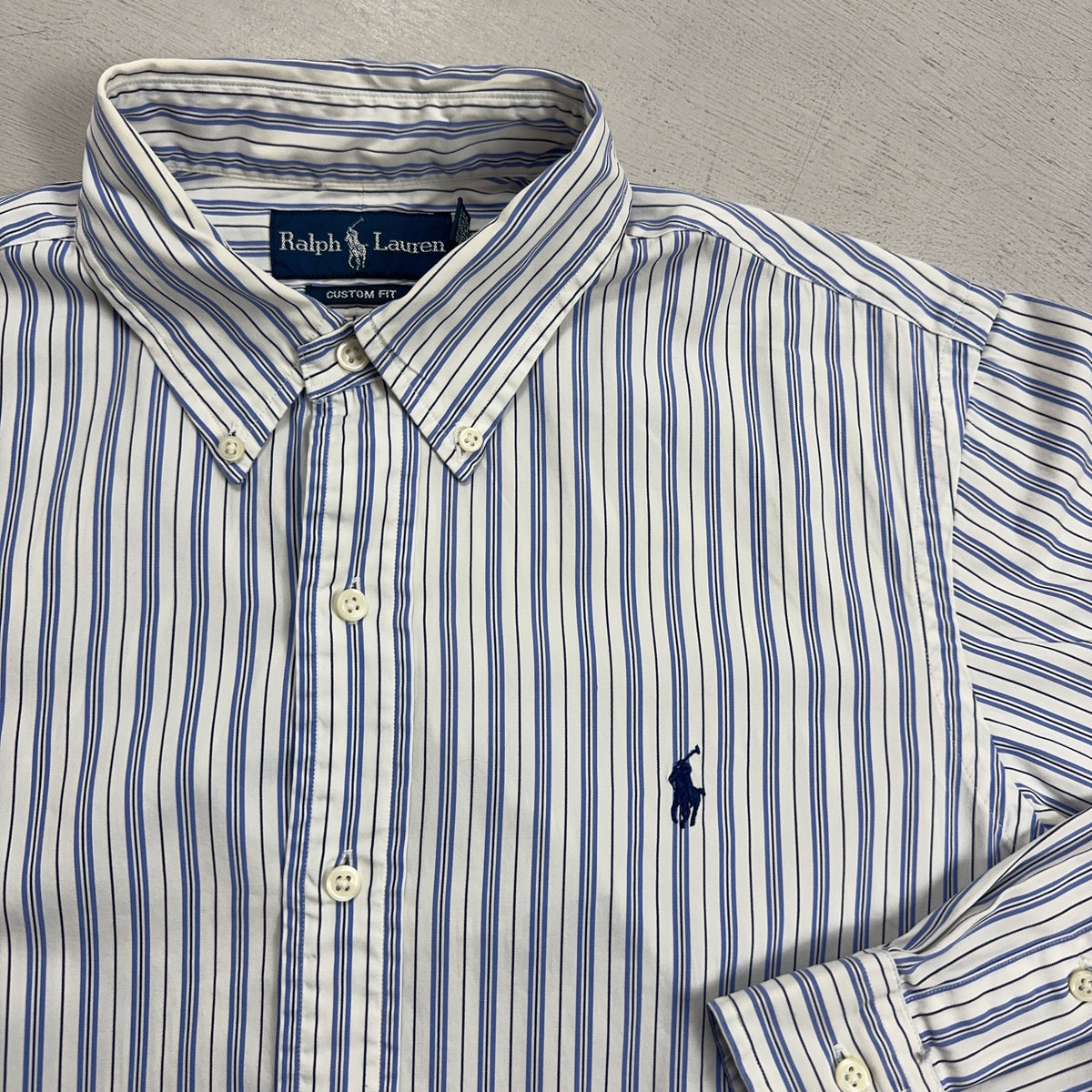 Vintage Ralph Lauren Blue Shirt (M)