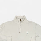 Vintage Polo Ralph Lauren White 1/4 Zip (M)