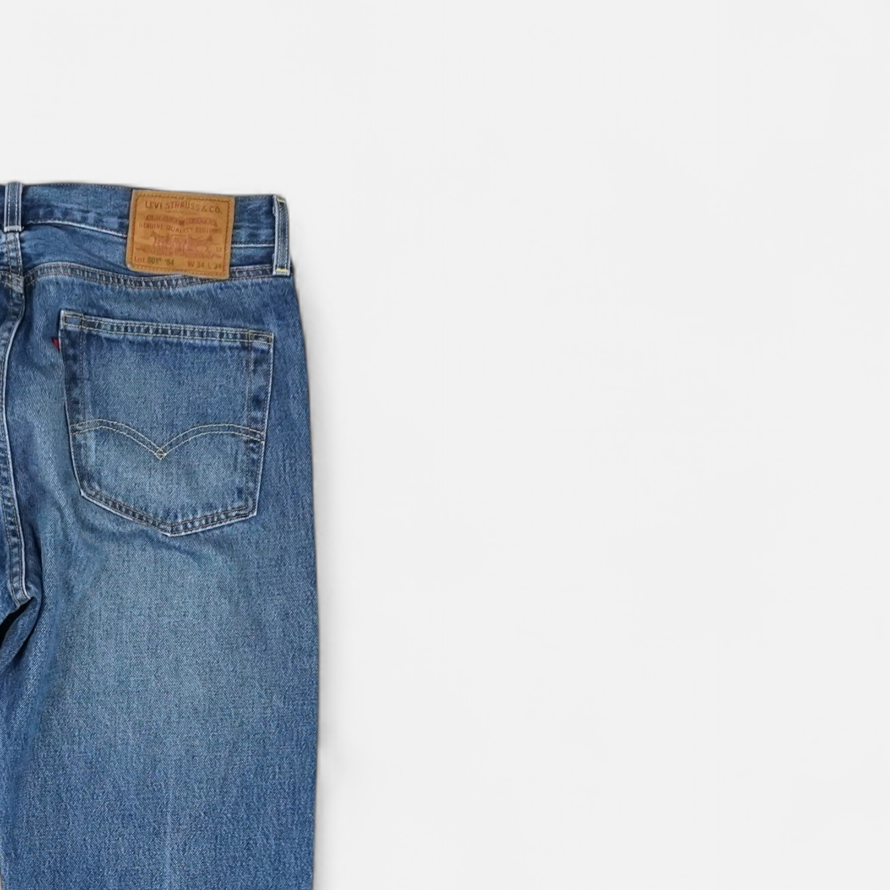 Vintage Levi Strauss & Co. Blue Jeans (W34 L34)