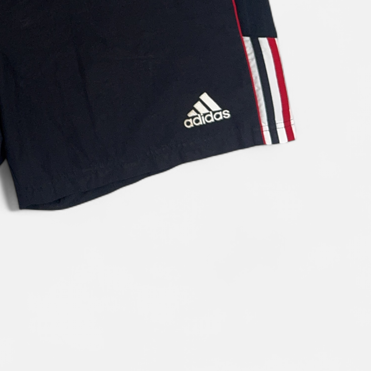 Vintage Adidas Black Germany Shorts (XL) detail