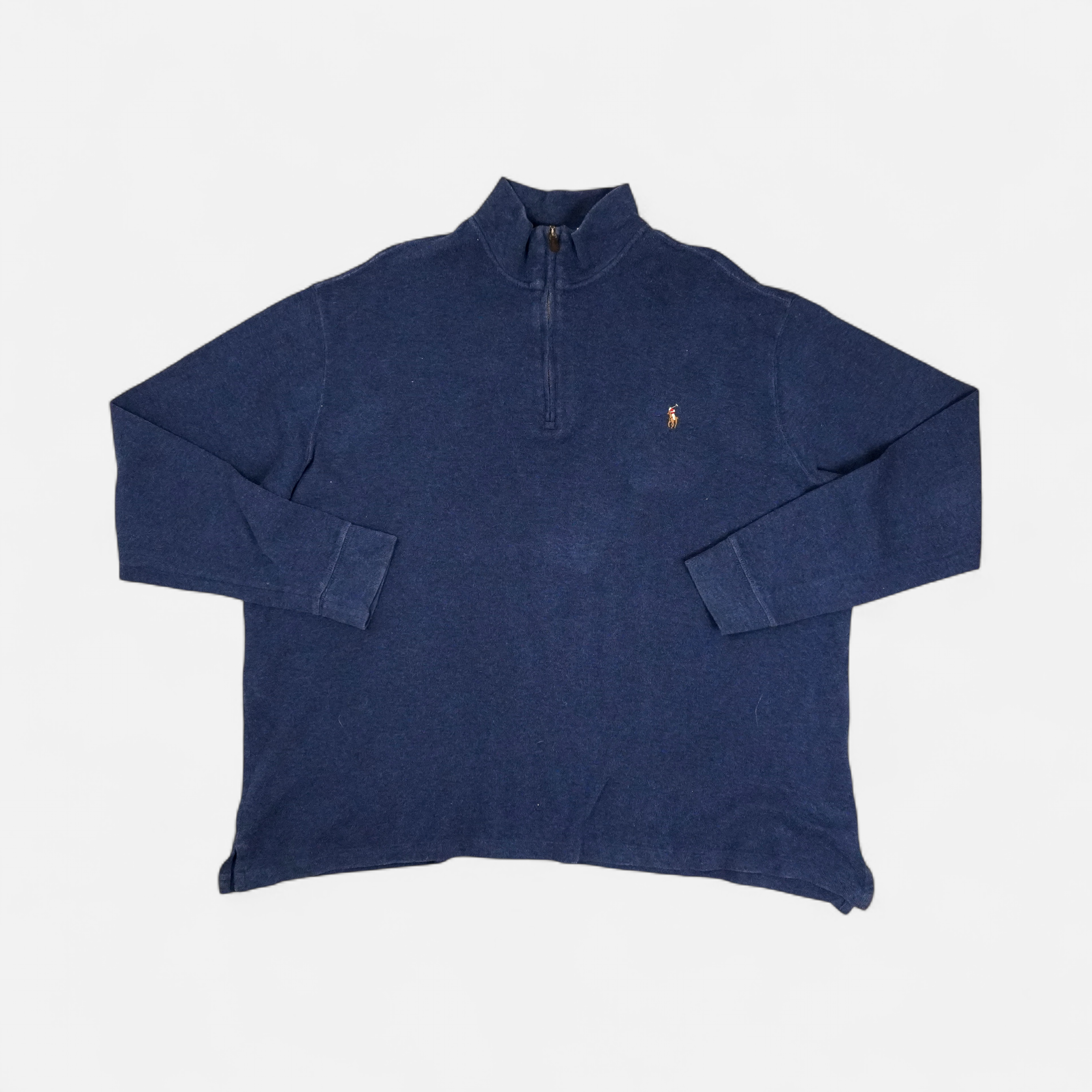 Vintage Polo Ralph Lauren Blue 1/4 Zip (XXL)