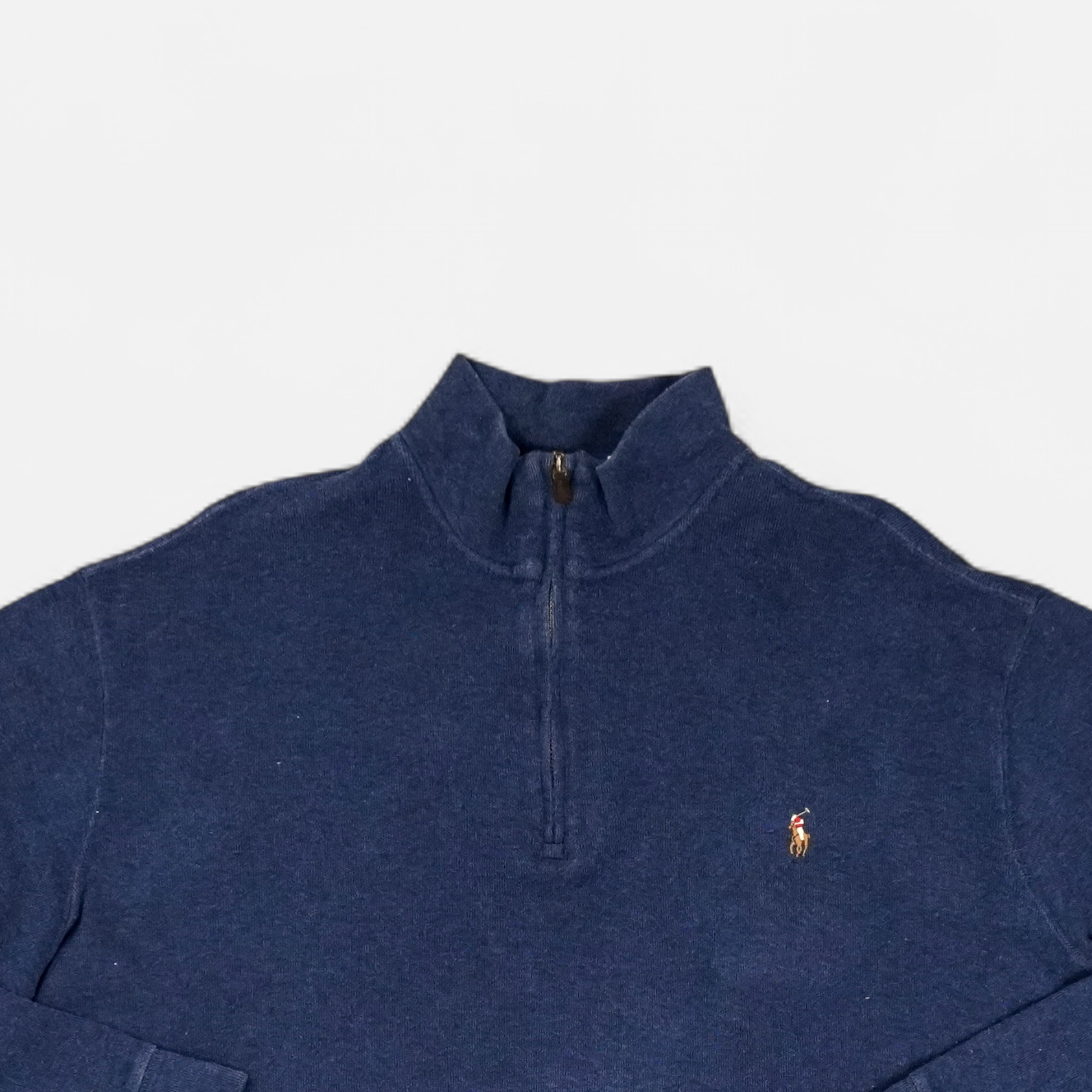 Vintage Polo Ralph Lauren Blue 1/4 Zip (XXL)
