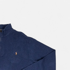 Vintage Polo Ralph Lauren Blue 1/4 Zip (XXL)