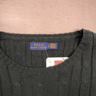 Vintage Polo Ralph Lauren Green Knit Jumper (L)