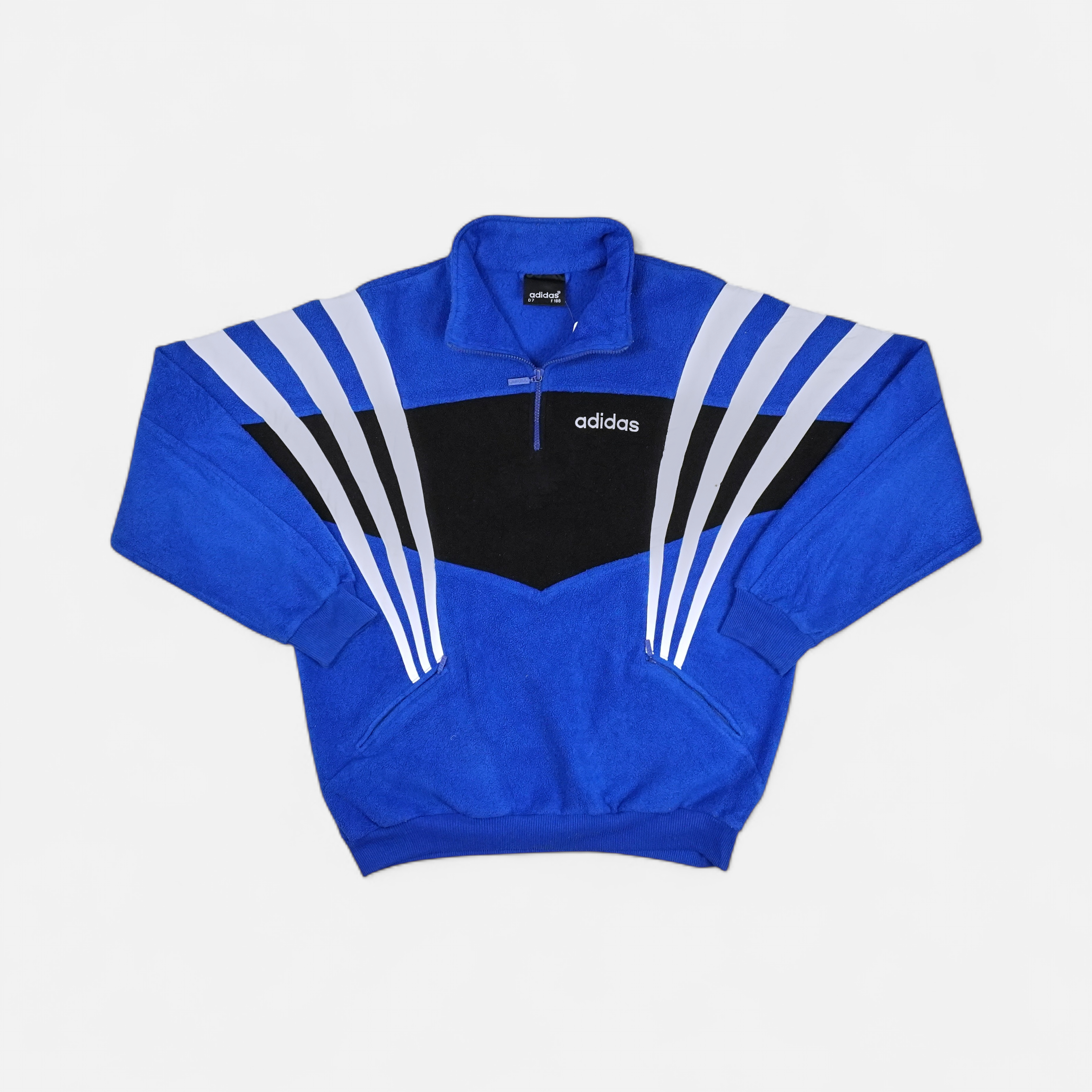 Vintage Adidas Blue 1/4 Zip (L)