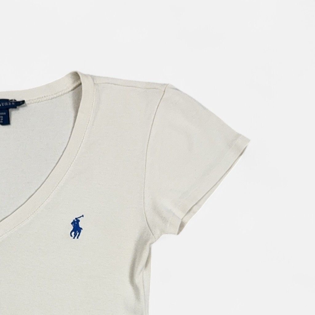 Vintage Ralph Lauren White Top Womens (S)