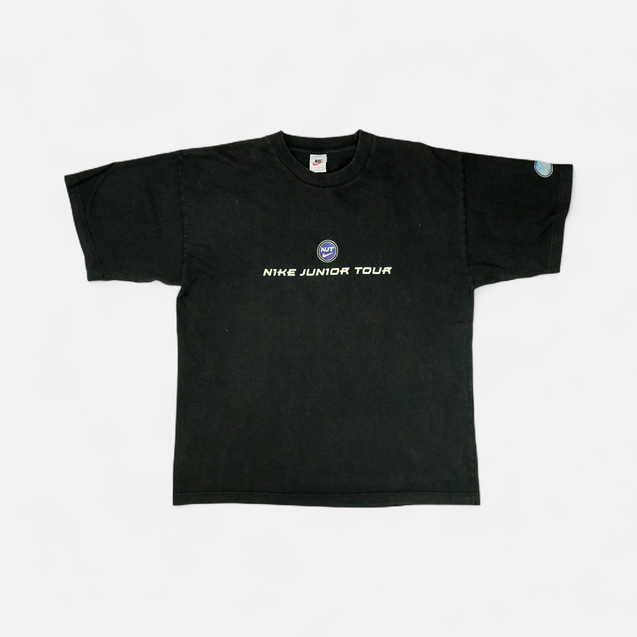Vintage Nike Black Junior Tour T-shirt (L)