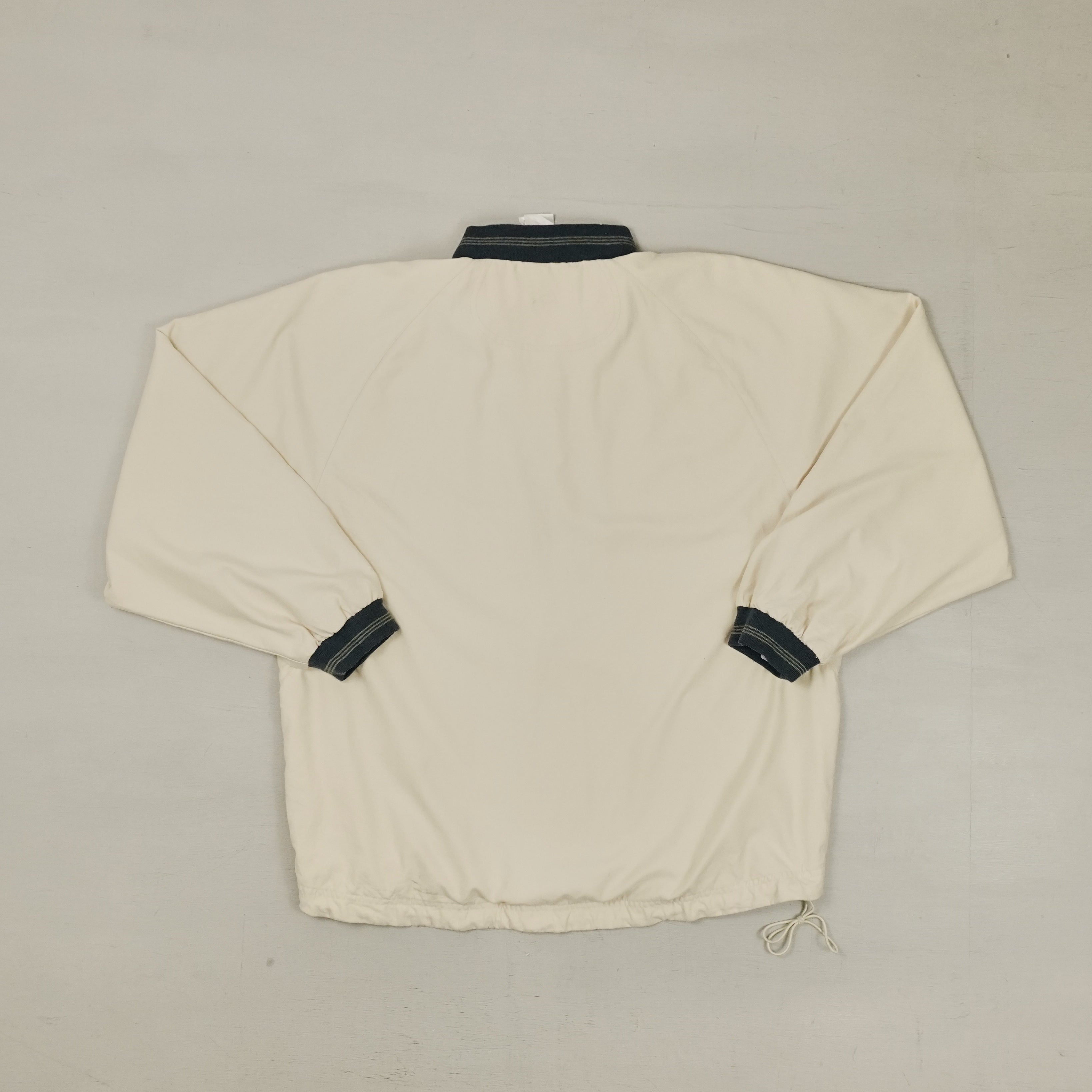Vintage Adidas White 1/4 Zip (L)