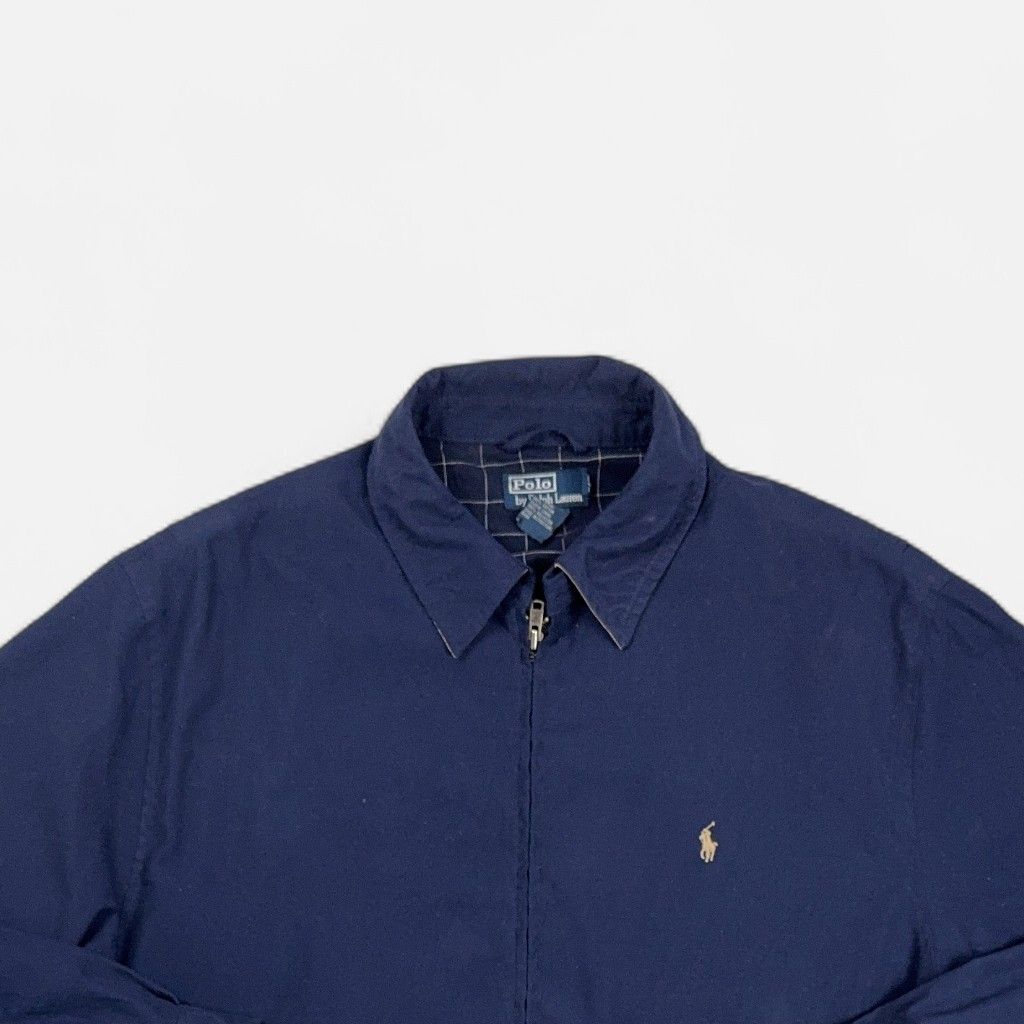 Vintage Polo Ralph Lauren Blue Trackjacket (XL)