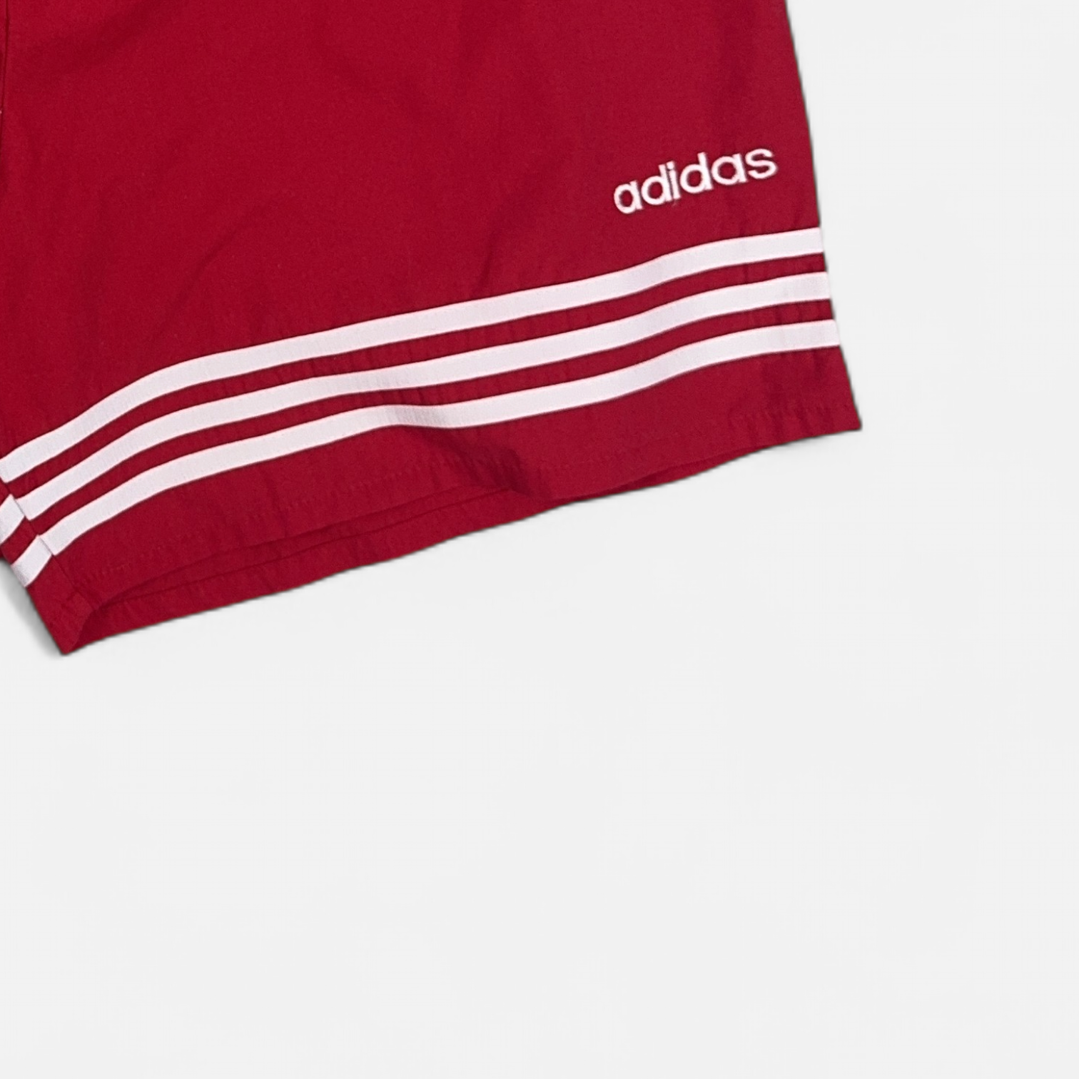 Vintage Adidas Red Shorts (L) detail