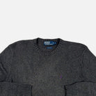 Vintage Polo Ralph Lauren Grey Knit Jumper (L)