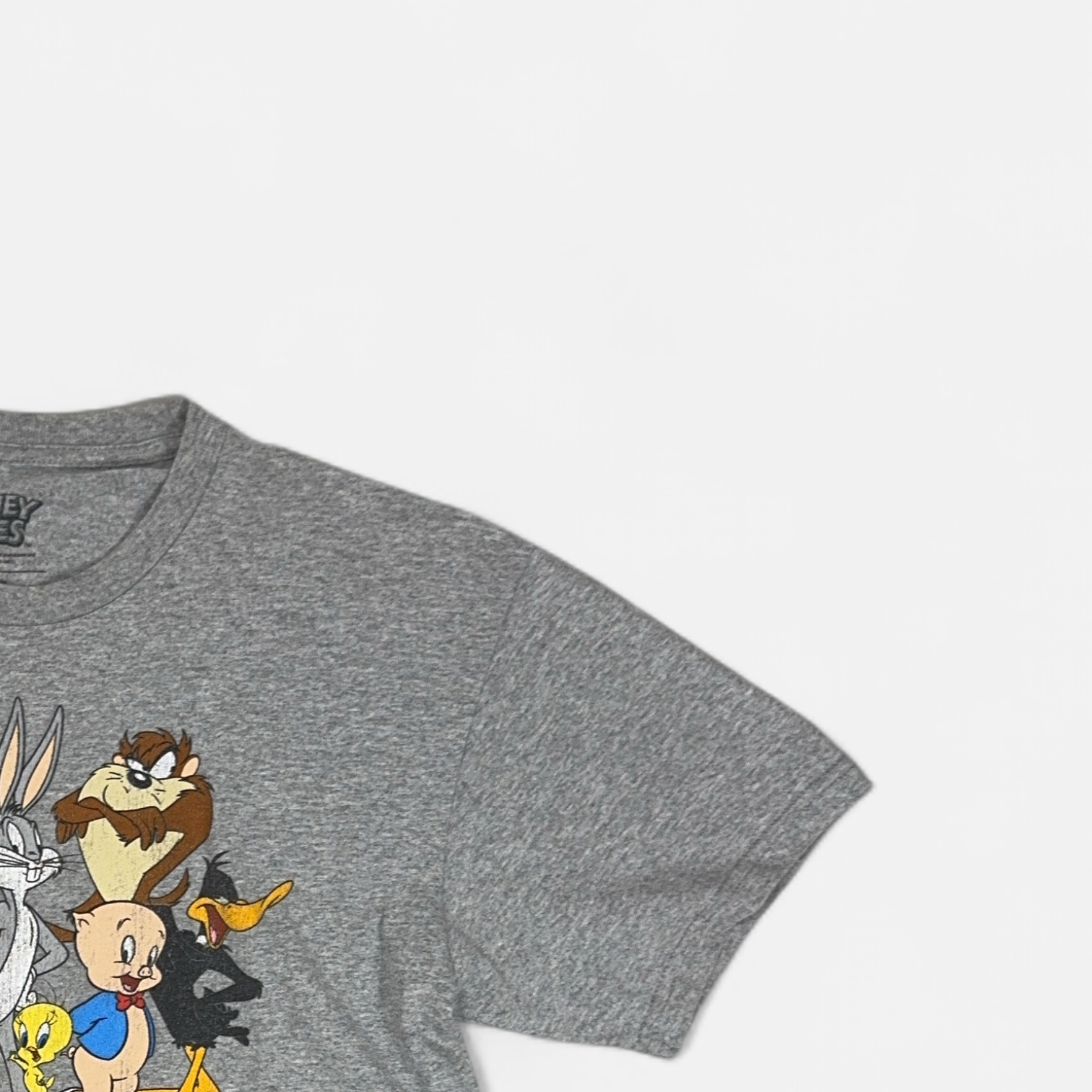 Vintage Looney Tunes Grey T-shirt (M) detail