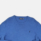 Vintage Polo Ralph Lauren Blue Knit Jumper (XL)