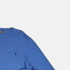 Vintage Polo Ralph Lauren Blue Knit Jumper (XL)